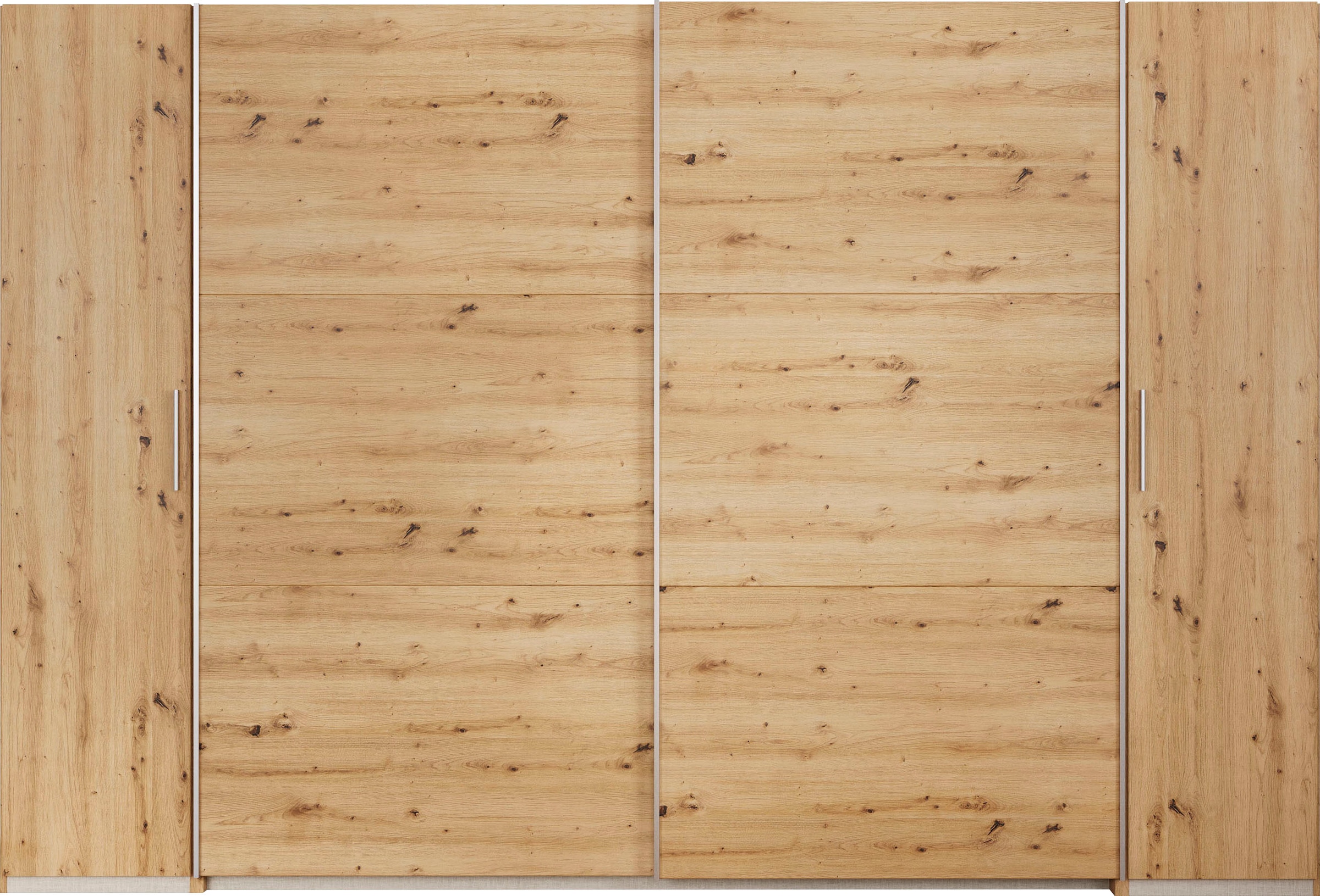 rauch Schwebetürenschrank »Kleiderschrank Schrank Breiten 131/175/218/261 cm KRONACH TOPSELLER« 3 verschiedene Ausstattungen BASIC/CLASSIC/PREMIUM (inkl. SOFT-CLOSE),  mit Dreh- und Schwebetüren und vielen Einlegeböden MADE IN GERMANY