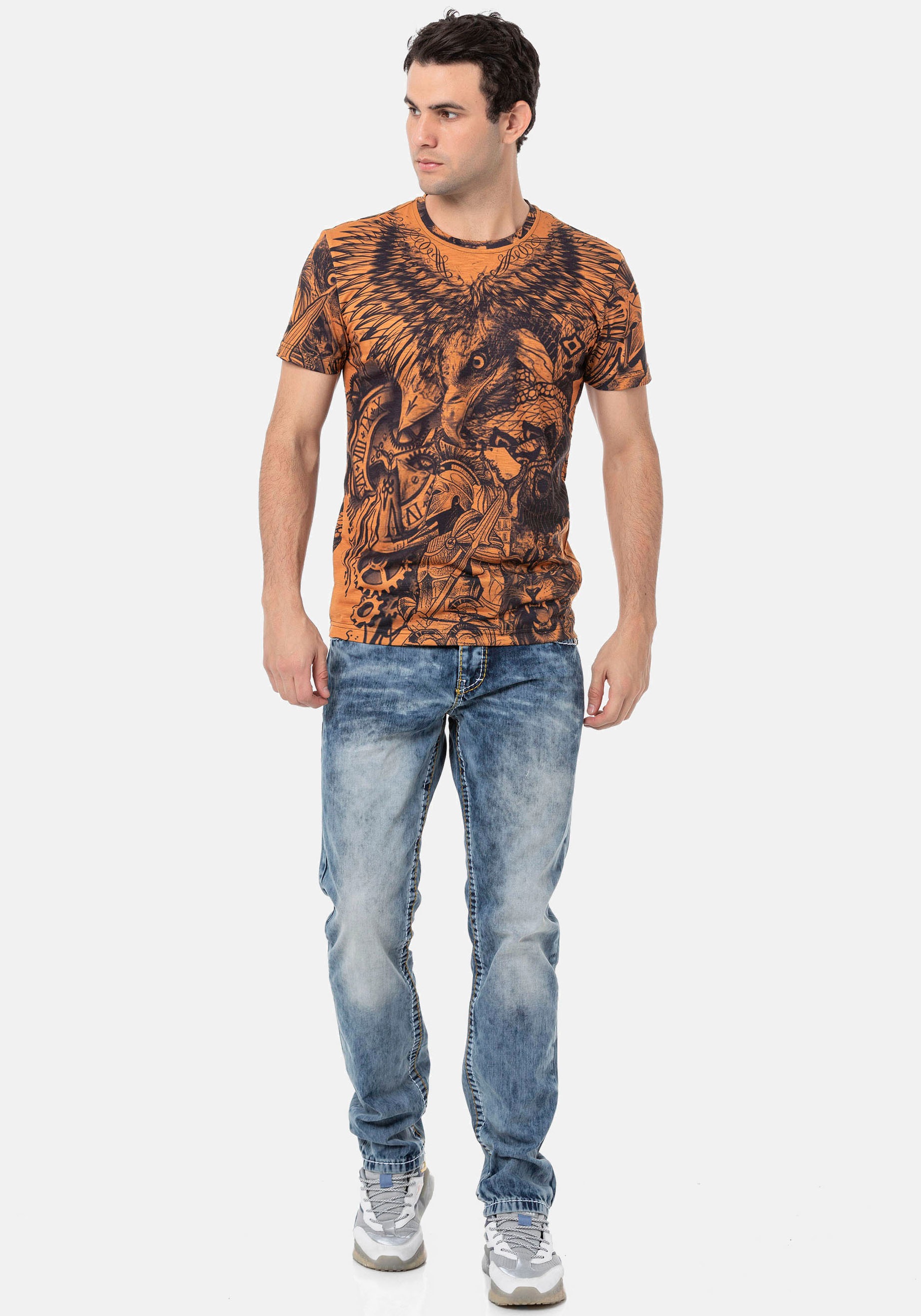 Cipo & Baxx Straight-Jeans