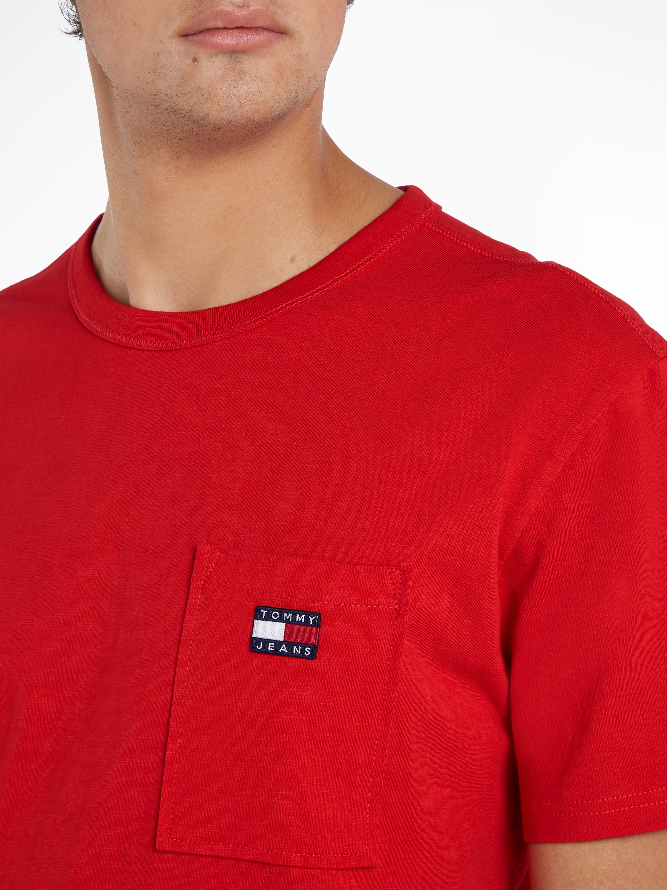 Tommy Jeans T-Shirt CLSC »TJM bei POCKET TEE« ♕ BADGE