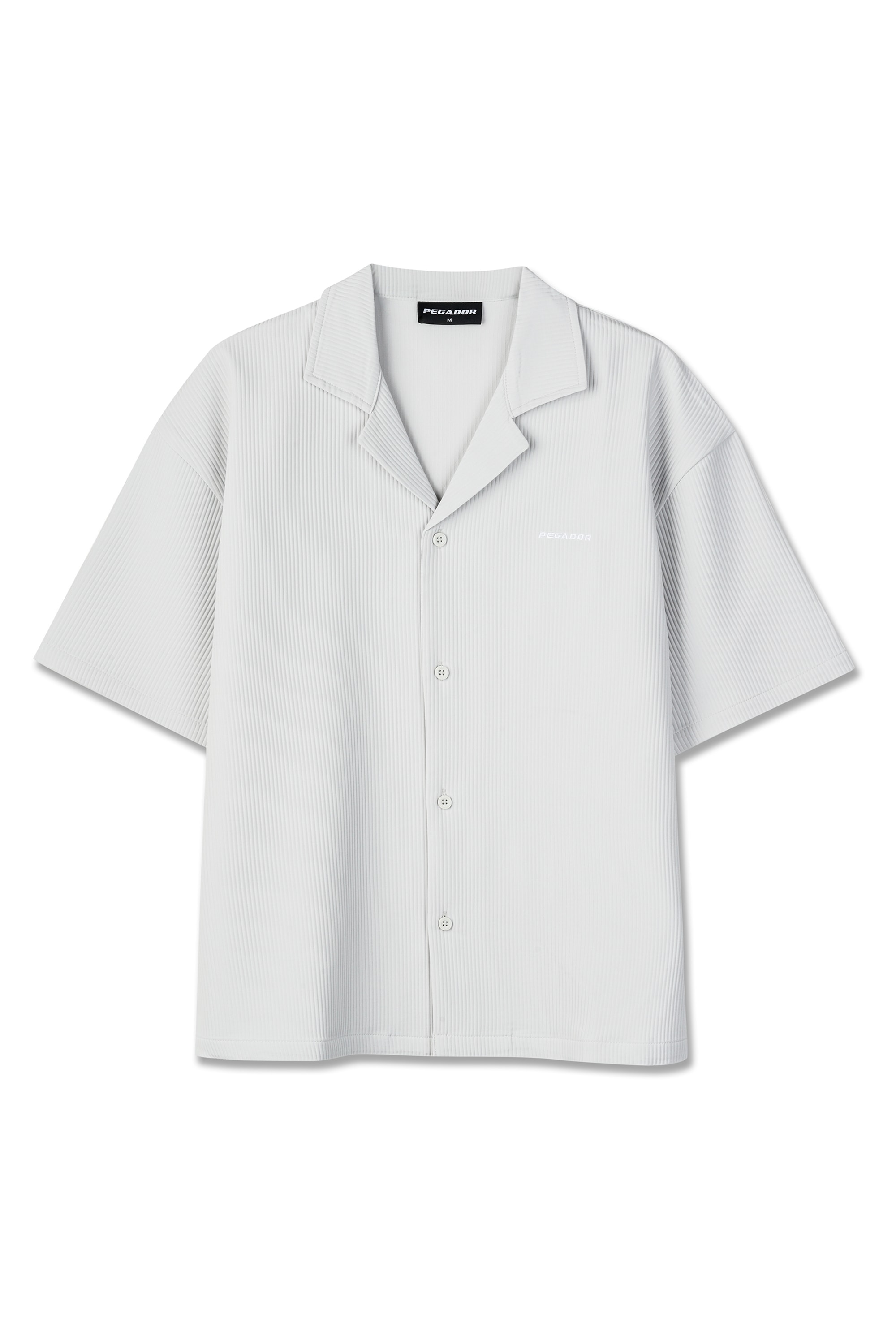 PEGADOR Kurzarmhemd »TROY PLISSEE SUMMER SHIRT« Baumwollmischung, regular fit