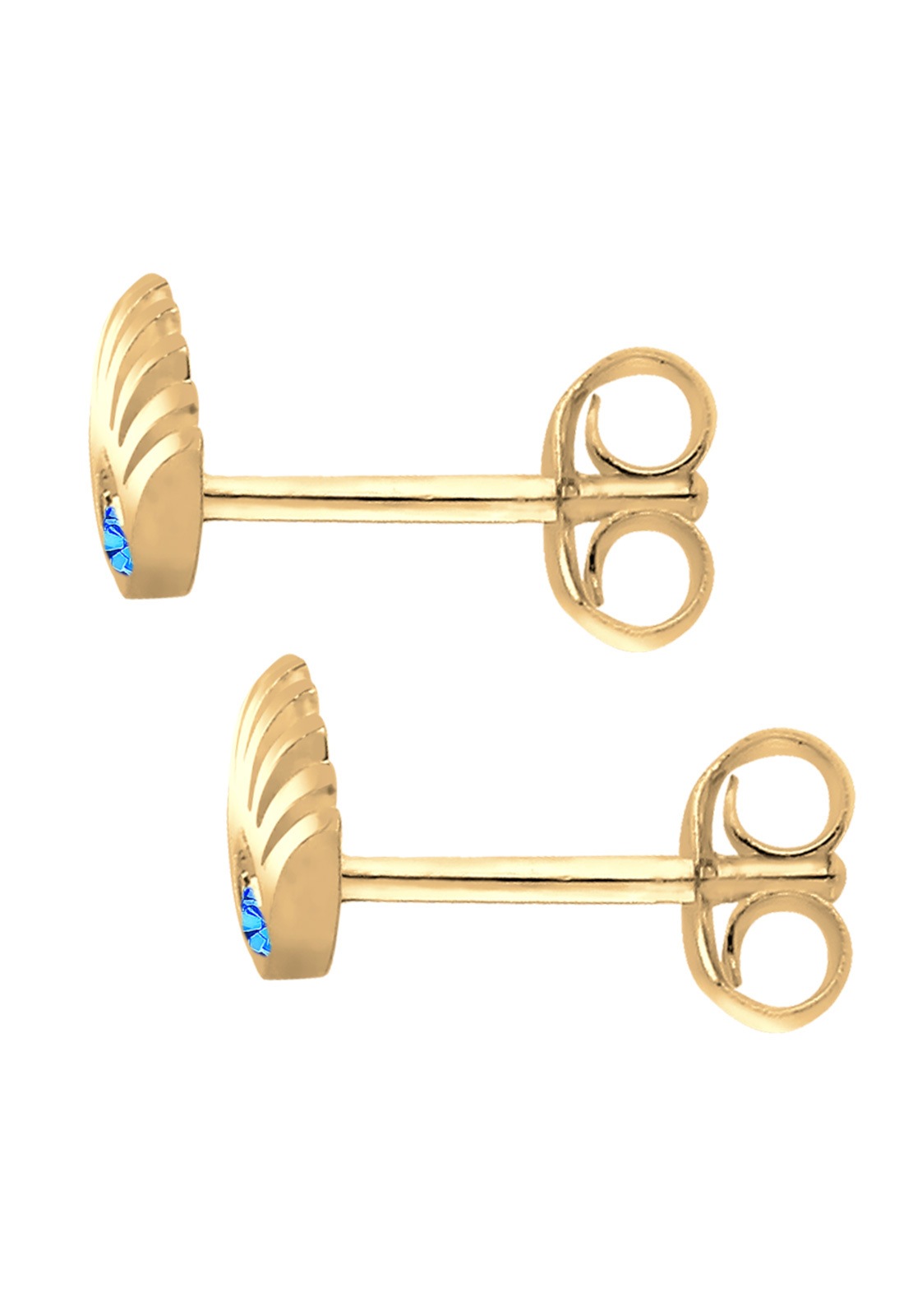 Elli Paar Ohrstecker »Ohrringe Ohrstecker Evil Eye Kristalle Blau 925 Sterling Silber«