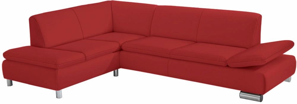 Max Winzer® Ecksofa »Toulouse modern und bequem, aktuelles Design, hoher Sitzkomfort«, mit klappbaren Armlehnen, Breite 271 cm