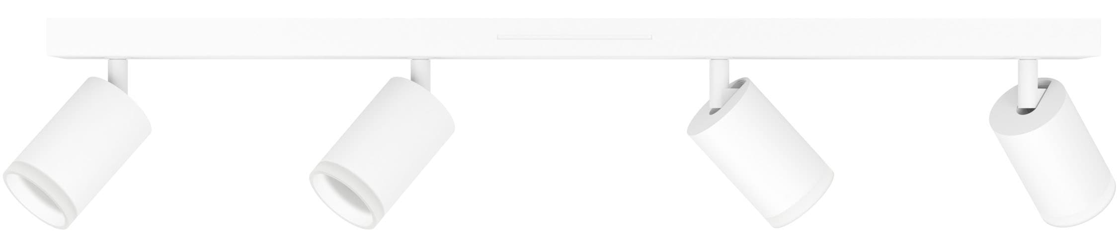 EGLO Deckenspot »MELITELLO-Z Spotlampe - Alu, Stahl - LED - 4X3,7W - IP20« LED-Modul 1 Stk. Kaltweiß | Neutralweiß | RGB | Warmweiß Wandleuchte, Wandspot, schwenkbar, Strahler, L68 x B10,5 x H8 cm