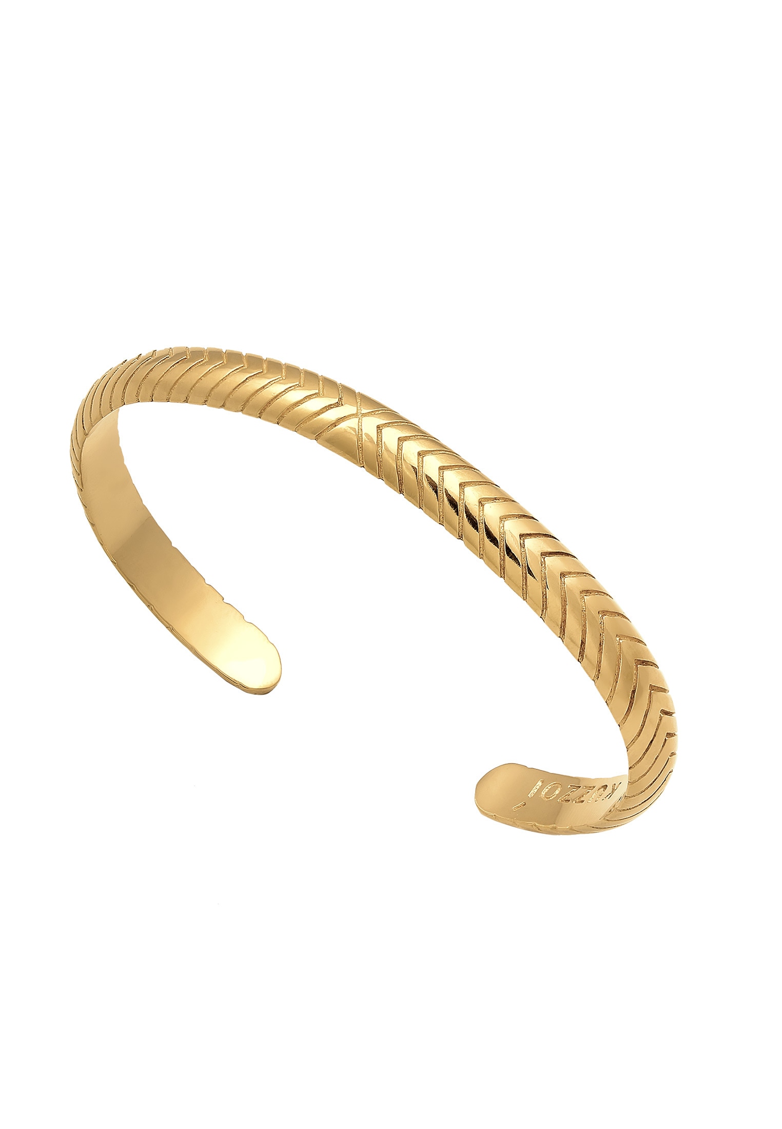 Kuzzoi Armreif »Armband Herren Armreif Oxidiert Verstellbar 925 Silber«