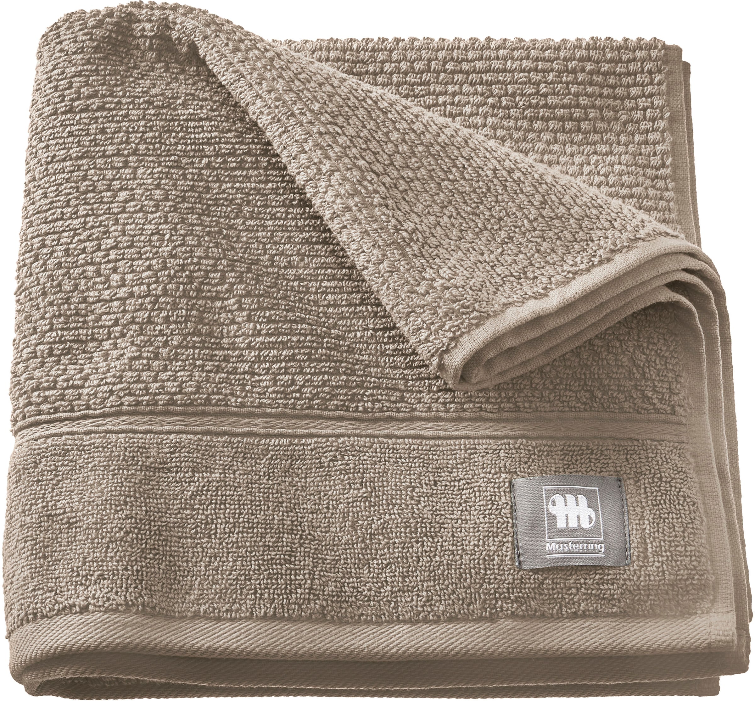 Musterring Handtuch »Solid« hautschmeichelnde Airtouch Qualität