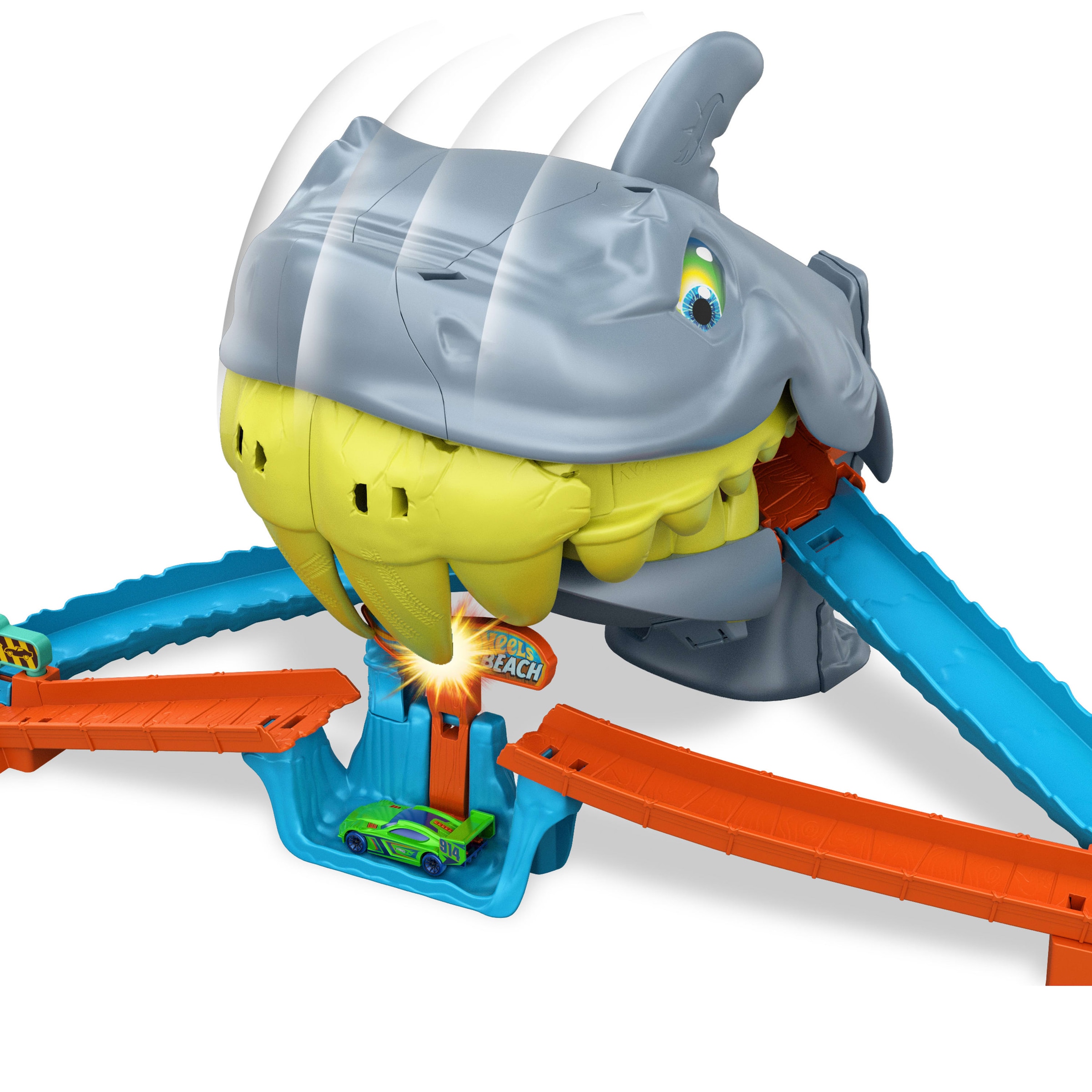 Hot Wheels Autorennbahn »Hot Wheels City Shark Beach«