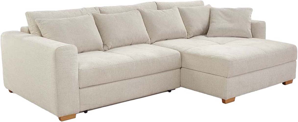 Jockenhöfer Gruppe Ecksofa Kampen, mit Bettfunktion und Bettkasten