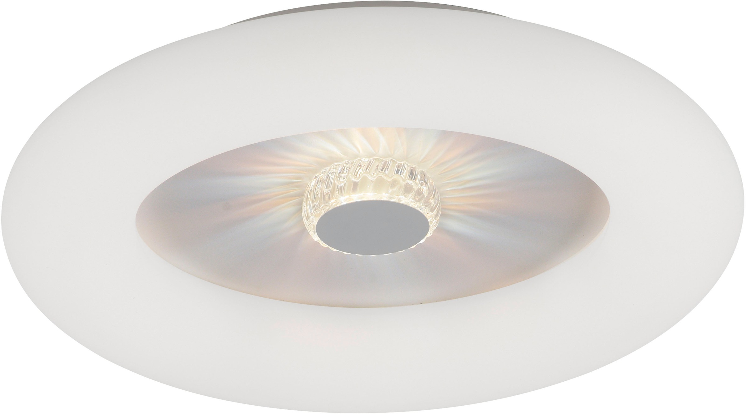 JUST LIGHT Deckenleuchte »VERTIGO« LED-Board 1 Stk. warmweiß - kaltweiß CCT über Fernbedienung, Funk inkl., separat steuerbar über FB, Memory