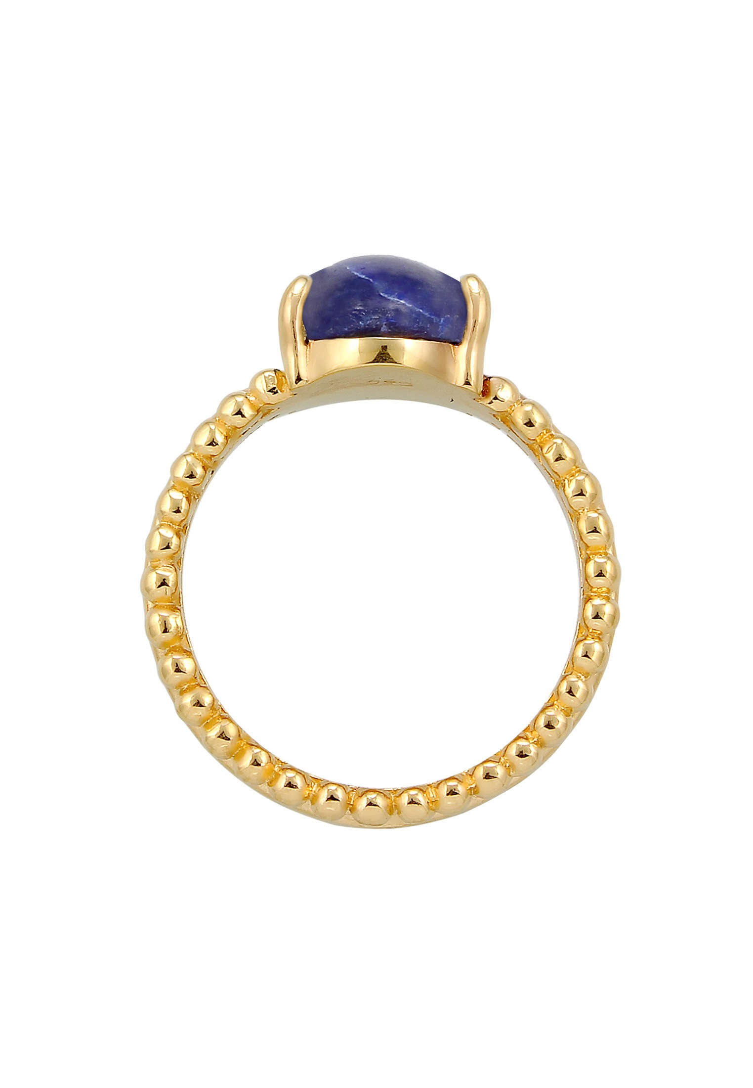 Elli Premium Silberring »Ring Labis Lazuli Edelstein Oval 925 Silber«