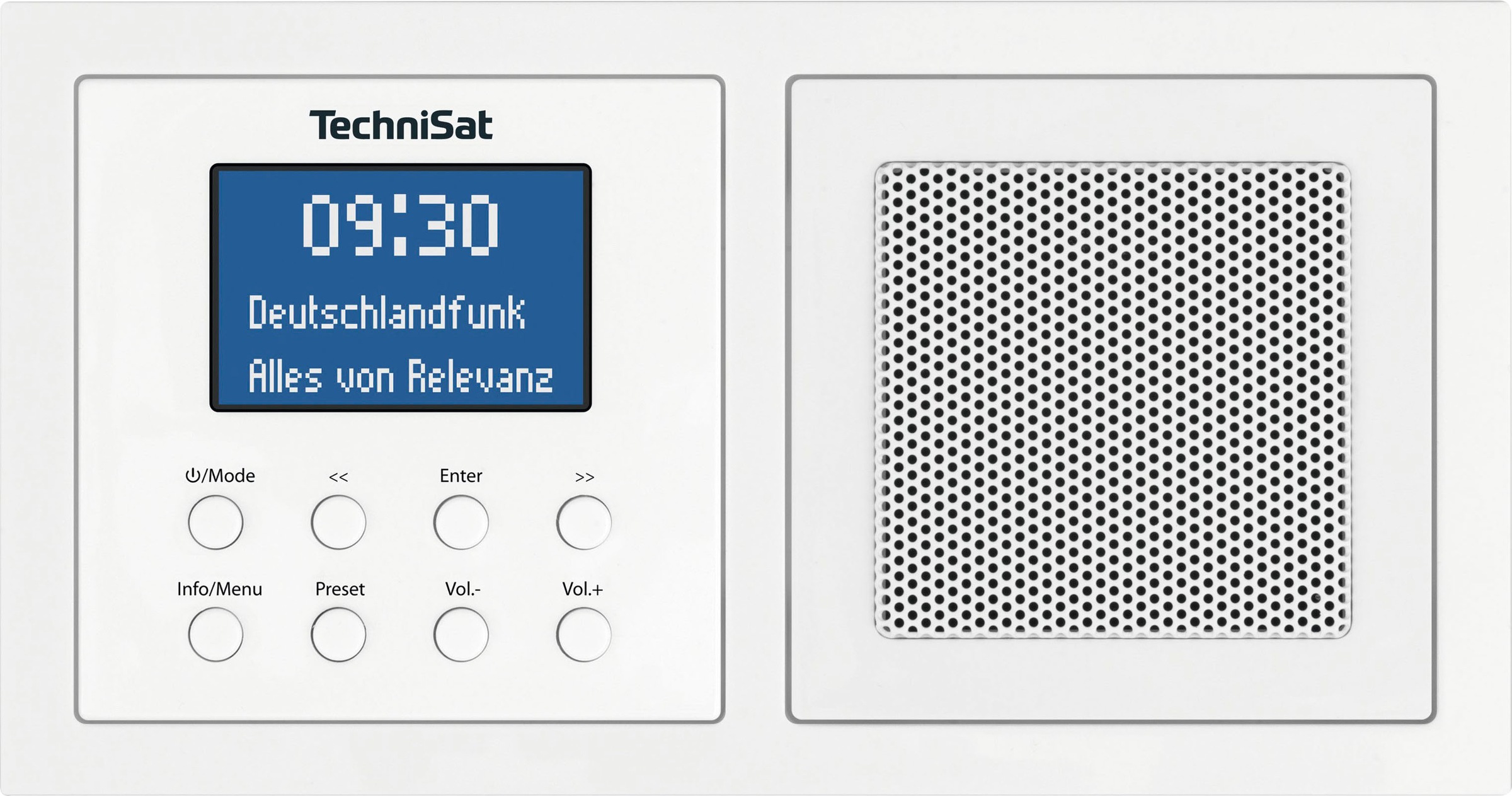 TechniSat Digitalradio (DAB+) 1«, (DAB+)-UKW mit ➥ Unterputzradio Bluetooth-AVRCP RDS XXL UNIVERSAL Bluetooth | (A2DP 3 2 W), Jahre »DIGITRADIO Garantie Digitalradio UP