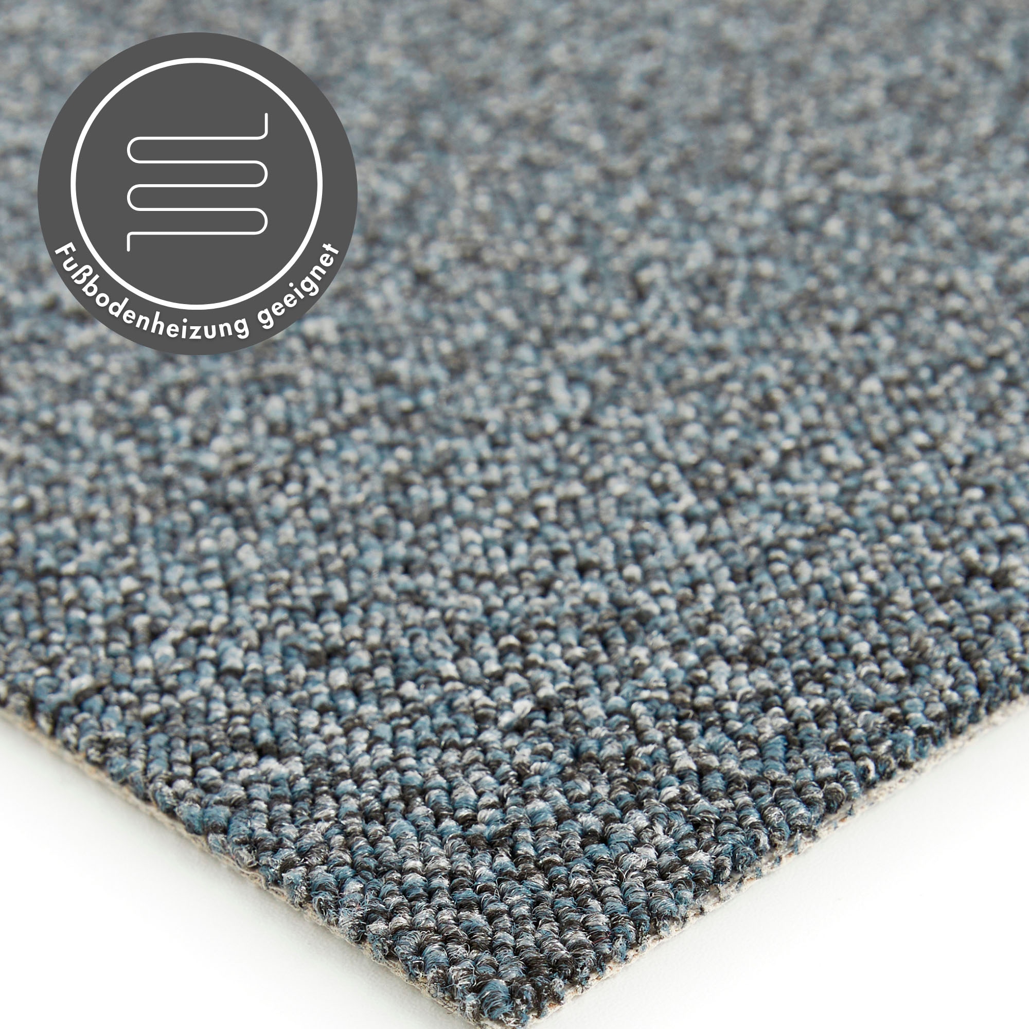 Andiamo Teppichboden »Matz, Schlinge, Made in Belgium«, rechteckig, 6 mm Höhe, meliert, Breite 400 cm oder 500 cm, strapazierfähig & pflegeleicht