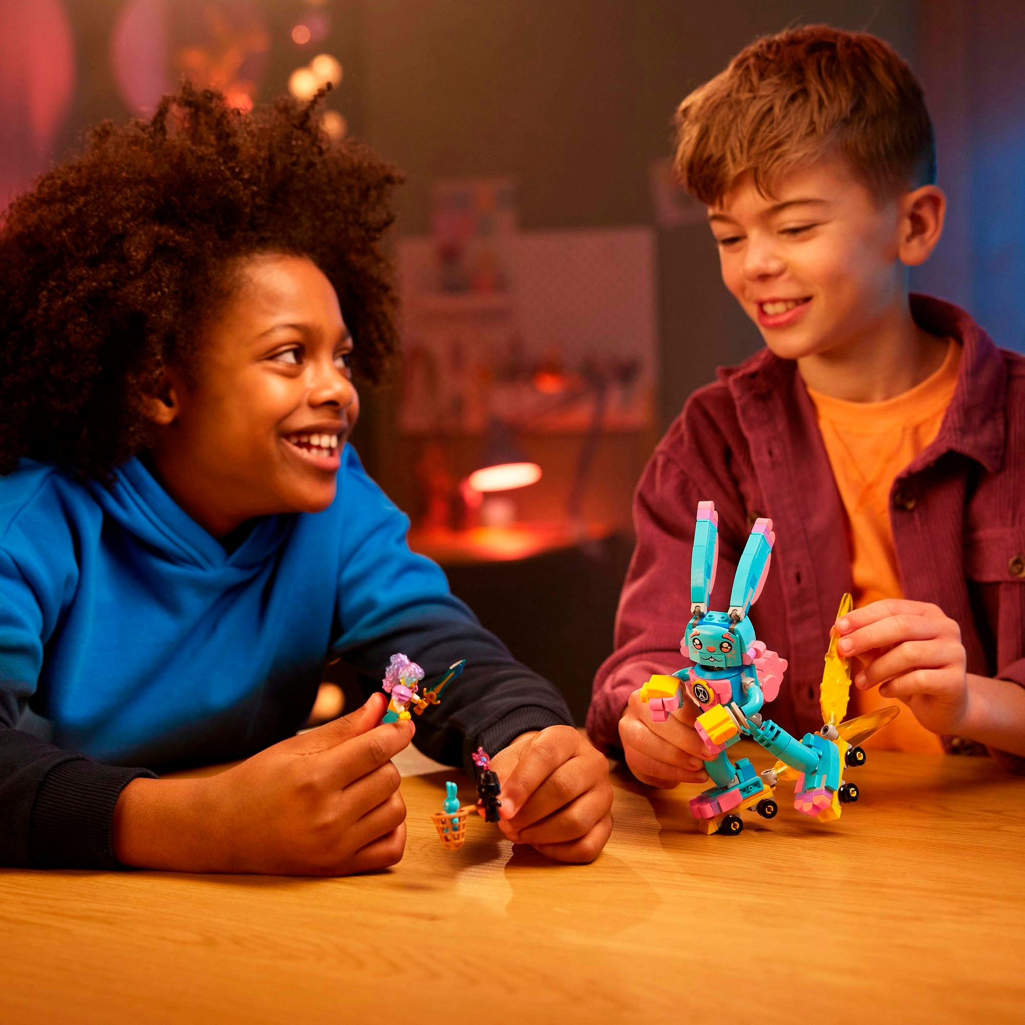 LEGO® Konstruktionsspielsteine »Izzie und ihr Hase Bunchu (71453), LEGO® DREAMZzz™«, (259 St.), Made in Europe