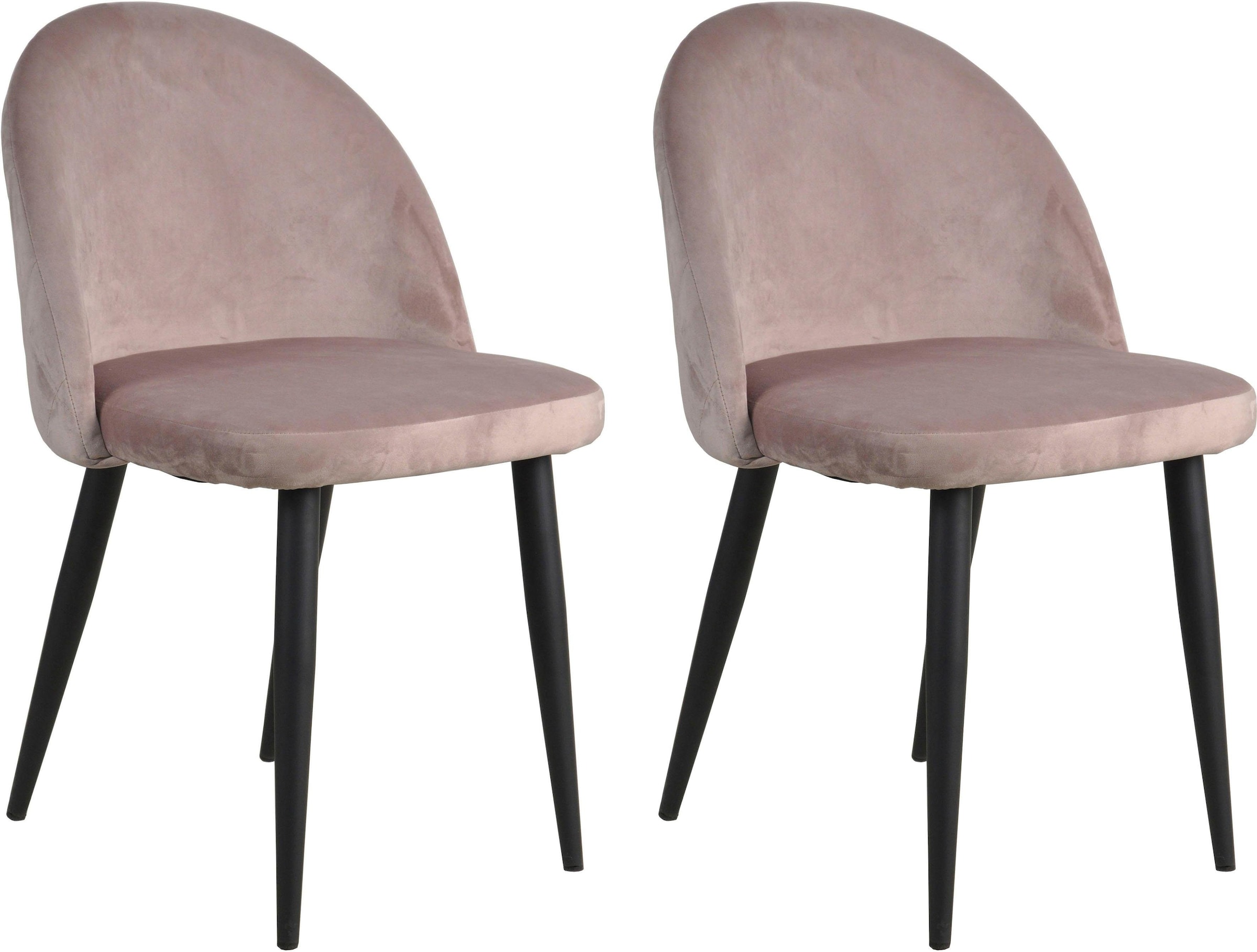 SIT Polsterstuhl »Sit&Chairs« (Set) 2 Stk.mit weichem Samtvelours