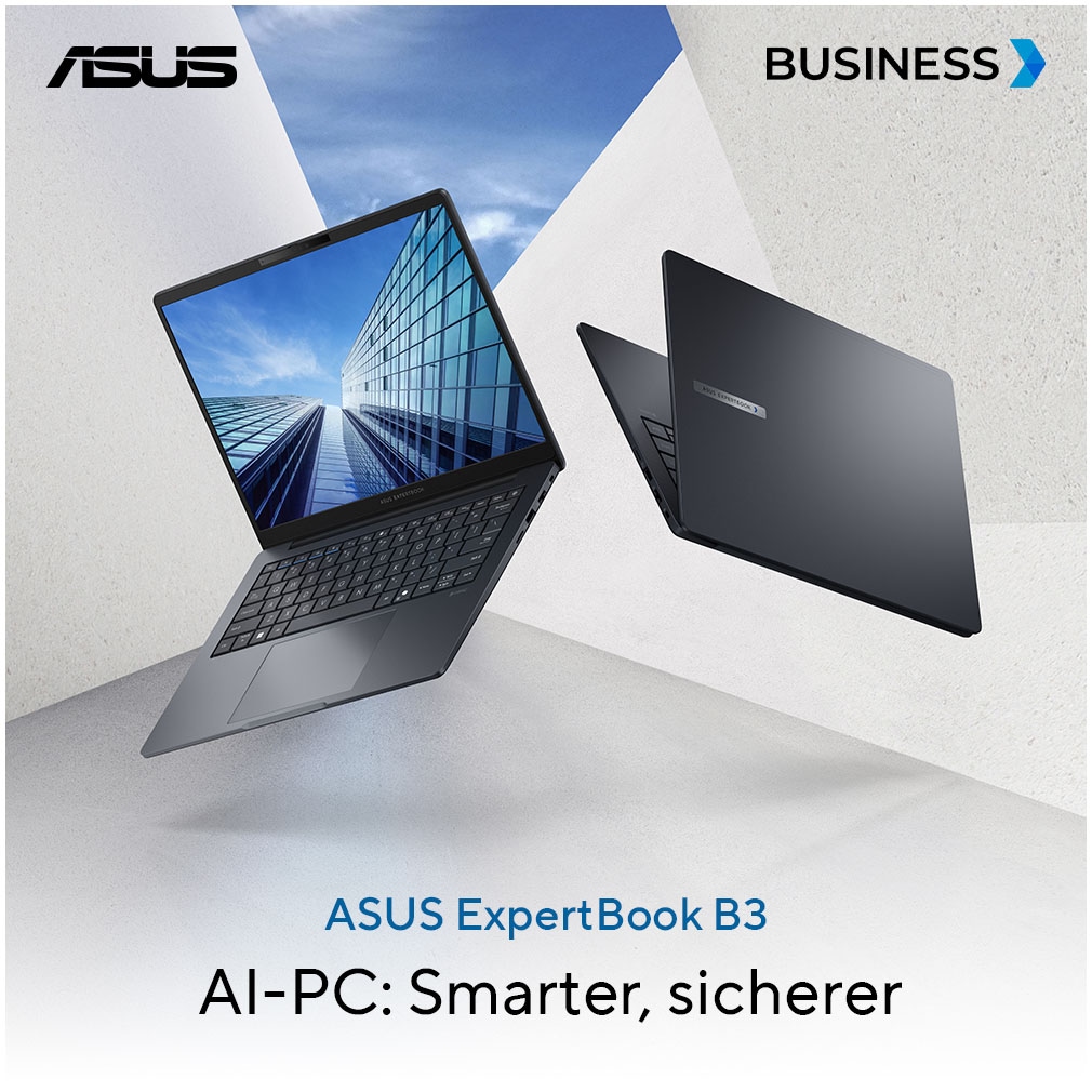 Asus Notebook »ExpertBook B3 B3405CCA-LY0067X« 35,6 cm / 14 ″ Intel Core Ultra 7 Intel Graphics 512 GB SSD