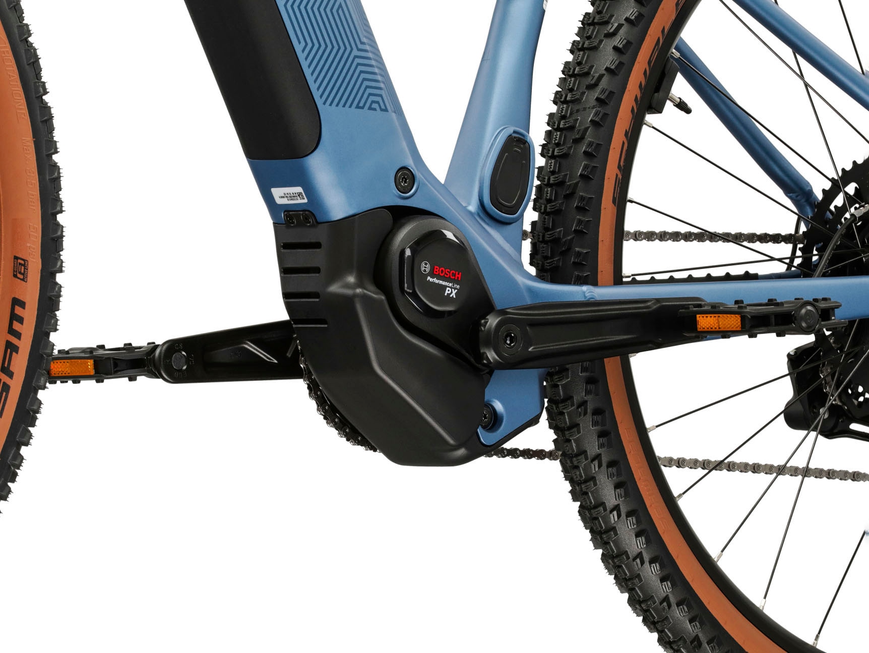 Kross »Influx Hybrid 2.0 16,7Ah / 600 Wh 29 Zoll blau 9 Gänge 2026« 9 Gang Shimano CUES U4000 Schaltwerk Kettenschaltung Mittelmotor 250 W