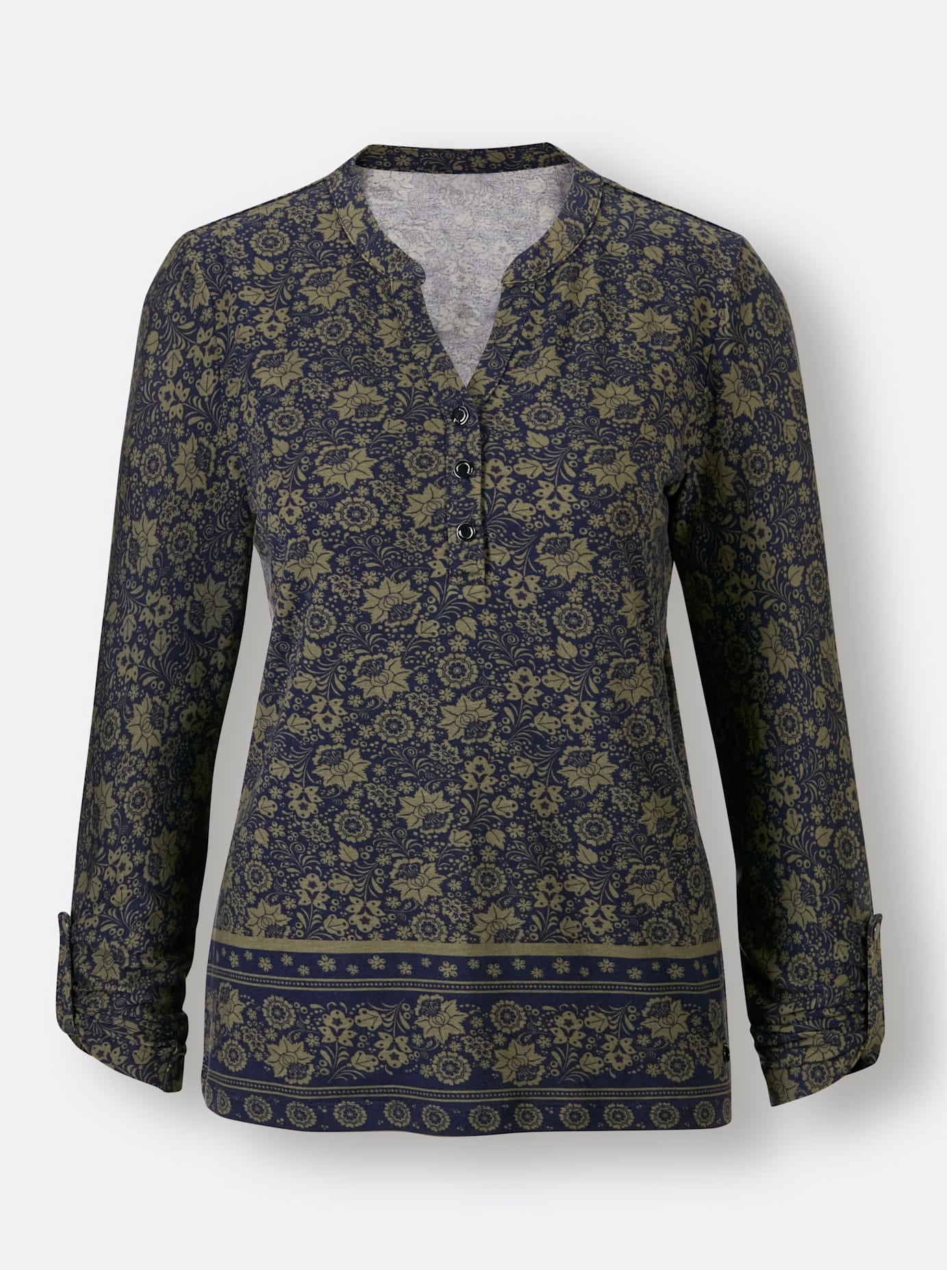 CREATION L PREMIUM Langarmshirt »Lyocell-Shirt« 1 Stk.