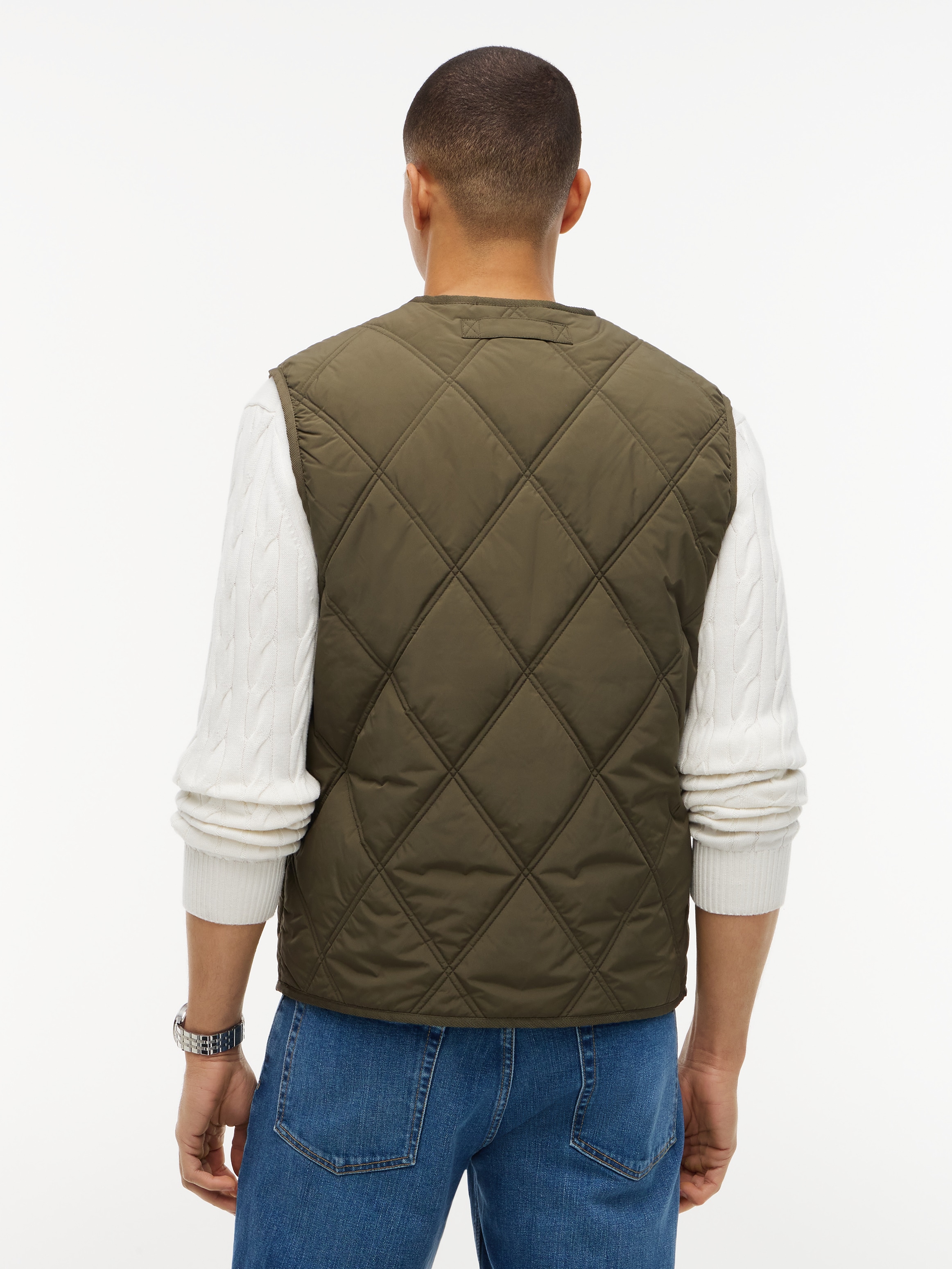 Tommy Hilfiger Steppweste »DIAMOND QUILT« mit Rautensteppung und Reißverschluss
