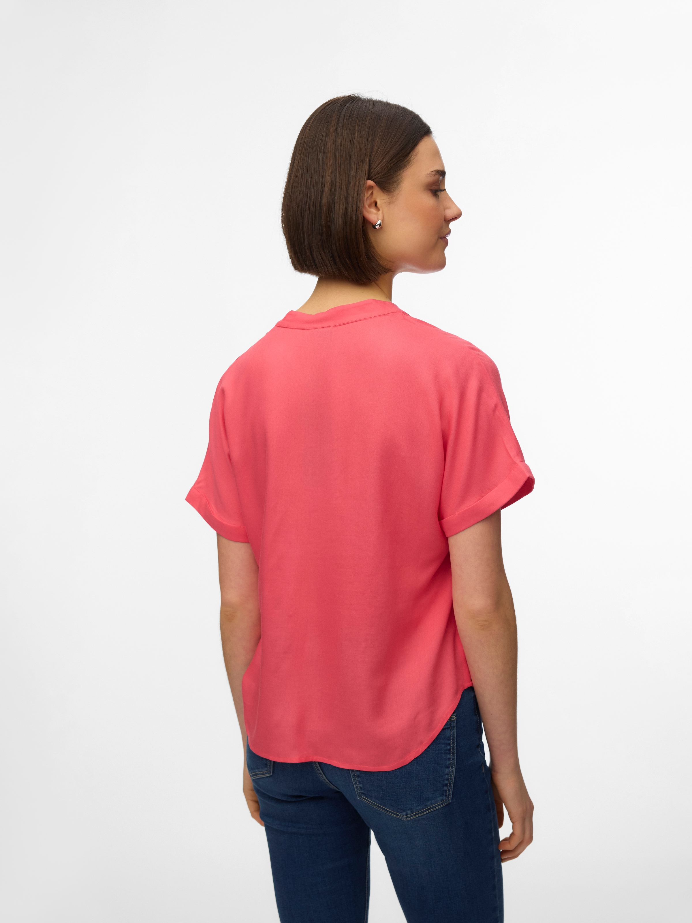 Vero Moda Shirtbluse »VMBEAUTY SS TOP GA NOOS« Viskose, regular fit