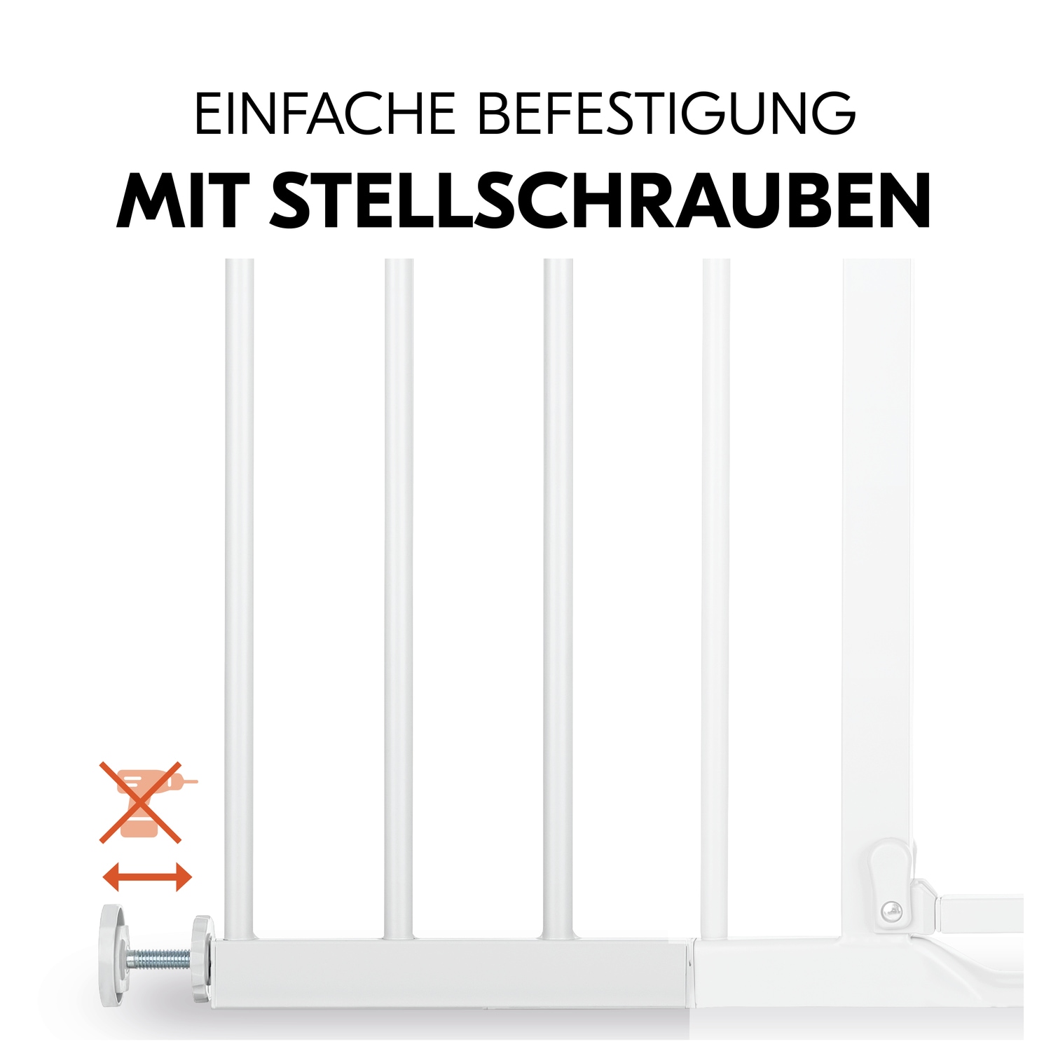 Hauck Verlängerung für Türschutzgitter »Extension, 21 cm, White«