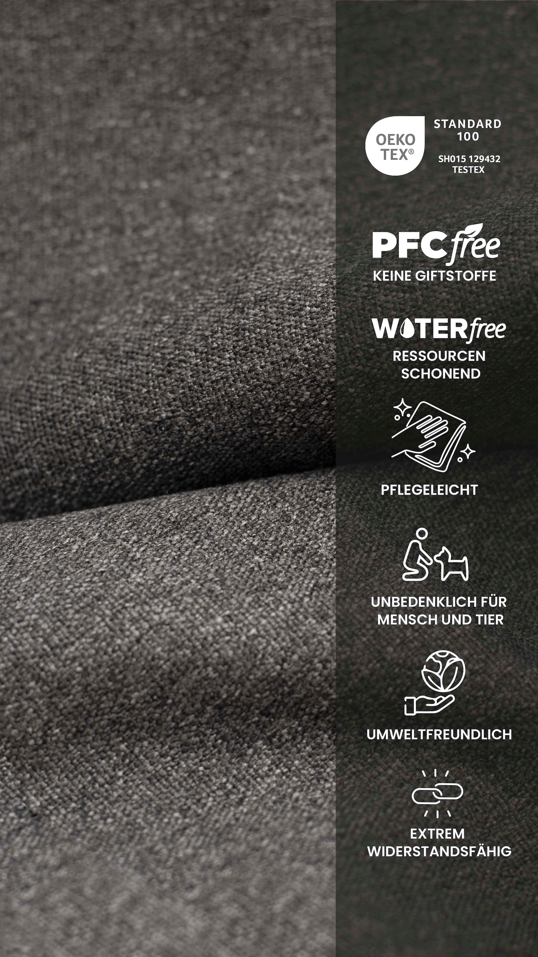 HELA 4-Fußstuhl »SVENNI« (Set) 2 Stk.4-Fuß,Rundrohrgestell,Webstoff,Zertifizierter "Waterfree" Stoff