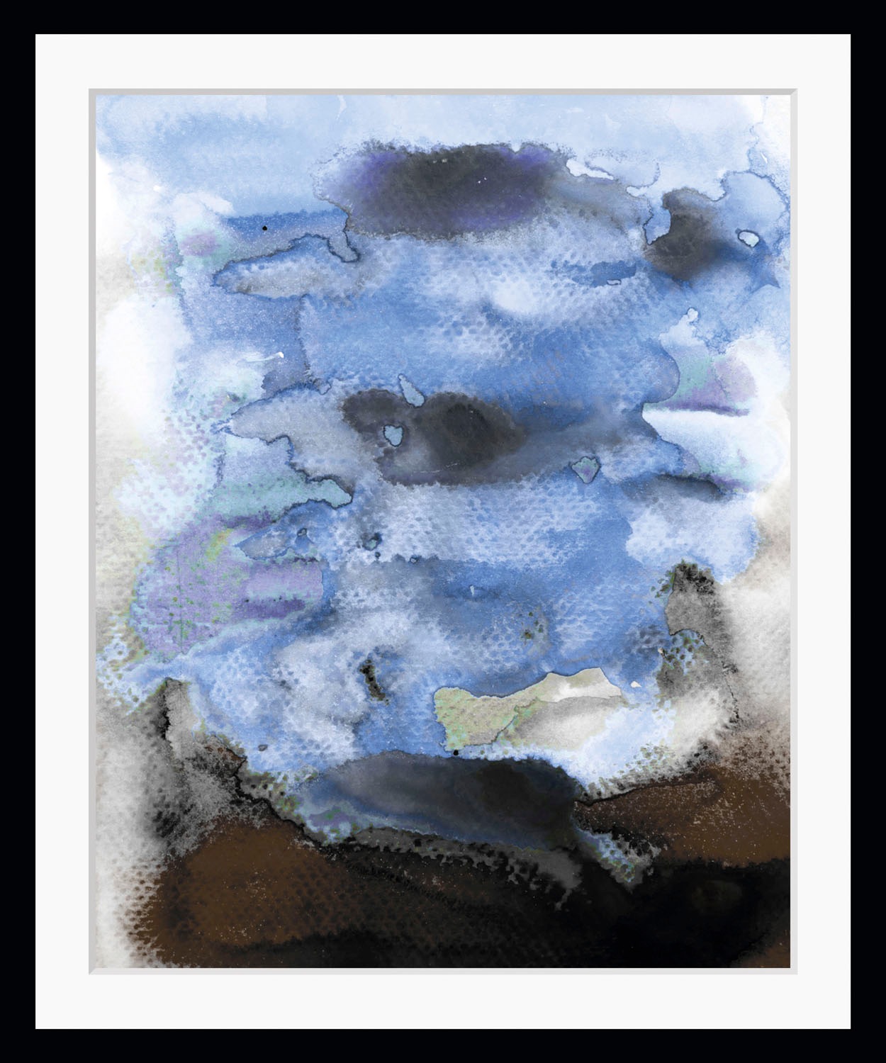 queence Bild »Angelina«, Abstrakt-Kunst-Figuren-Modern-Gemälde, (1 St.), HD Premium Poster-Druck inkl. Holzrahmen