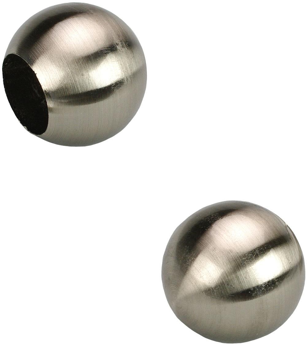 Liedeco Gardinenstangen-Endstück »Ball«, (Set, 2 St.), für Gardinenstangen Ø 16 mm