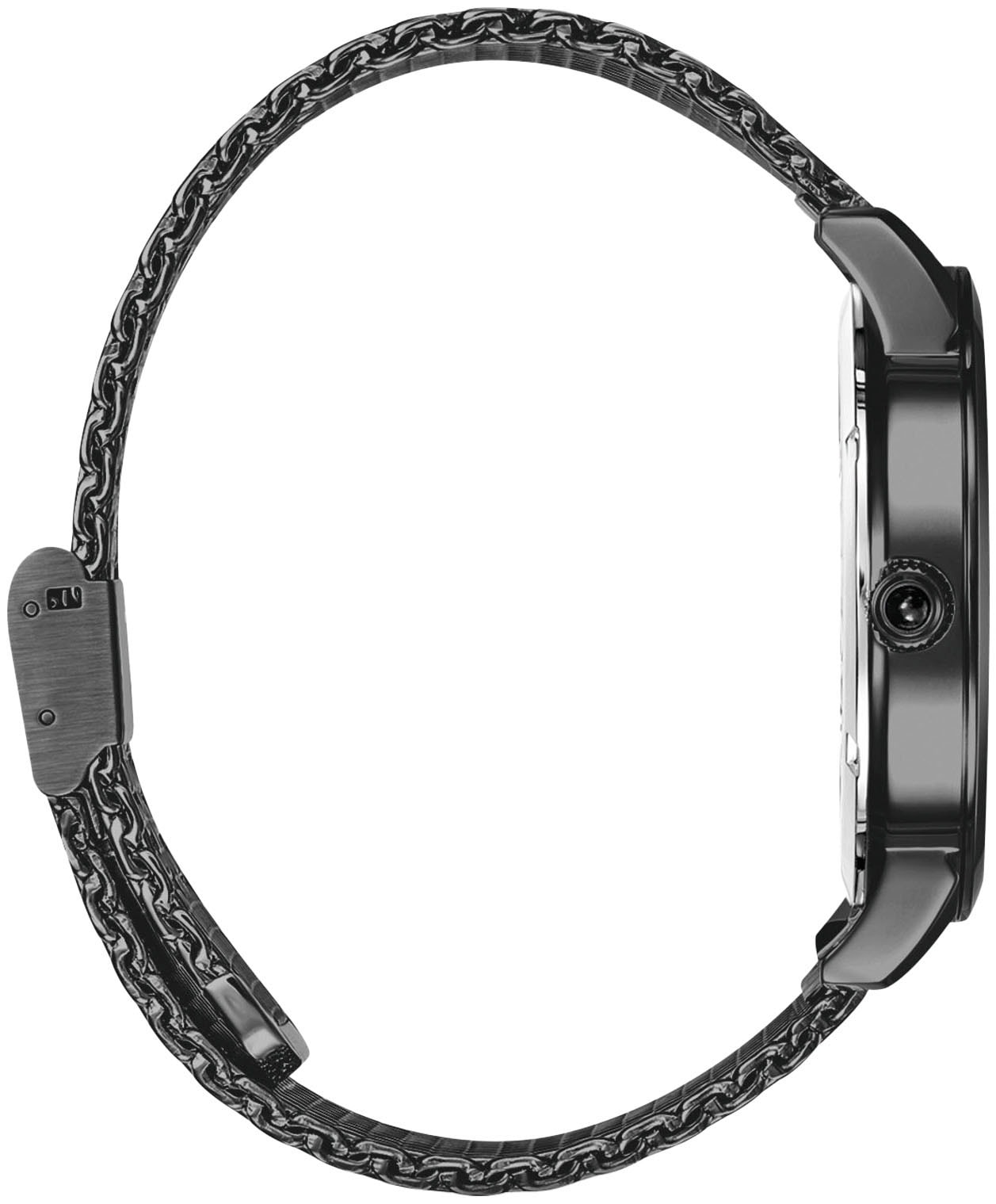 THOMAS SABO Quarzuhr »ELEMENTS OF NATURE«, Armbanduhr für Damen und Herren, unisex, Onyx-Steine