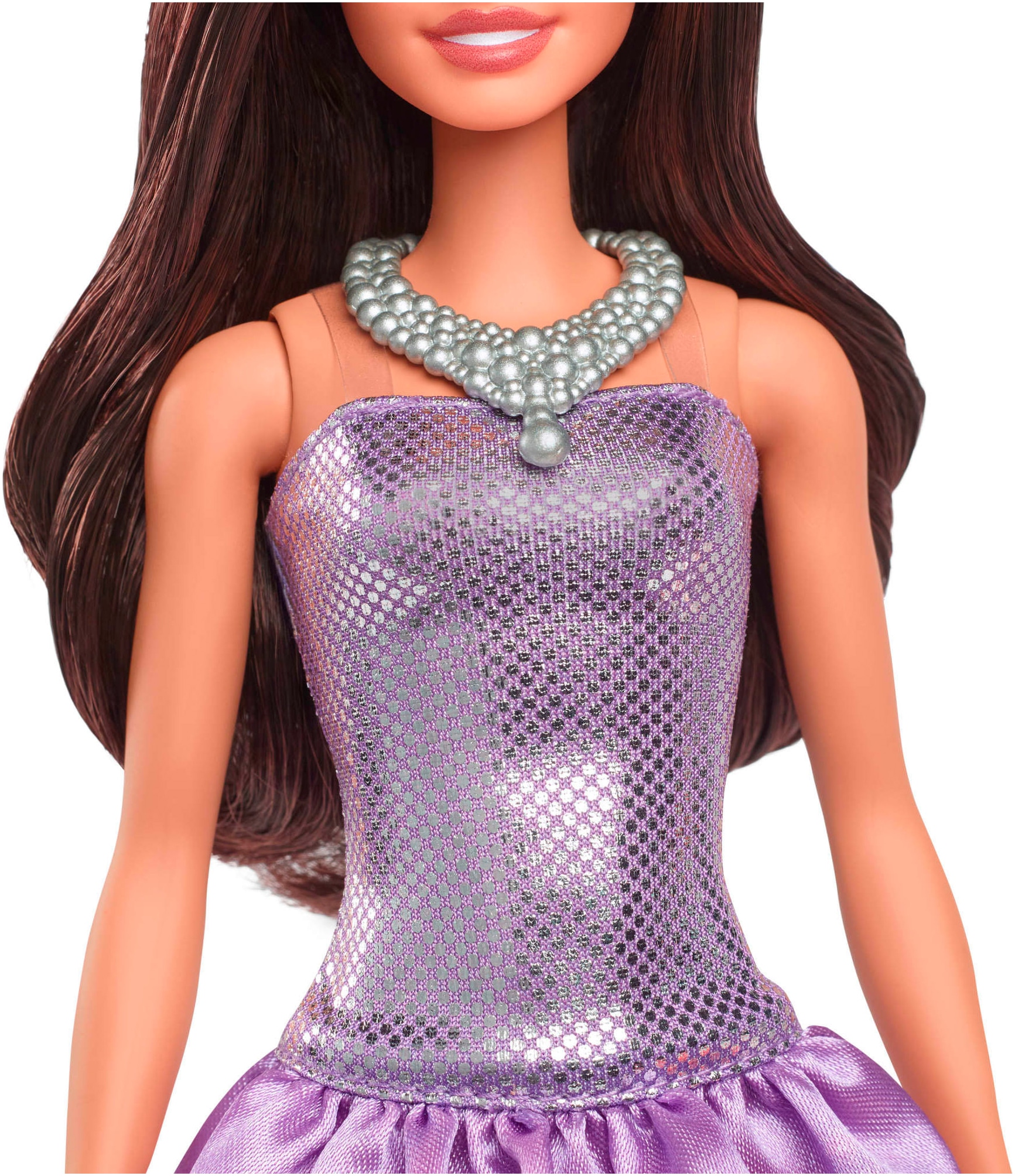 Barbie Anziehpuppe »Barbie Fashionista Puppe - Purple Bubble Hem«