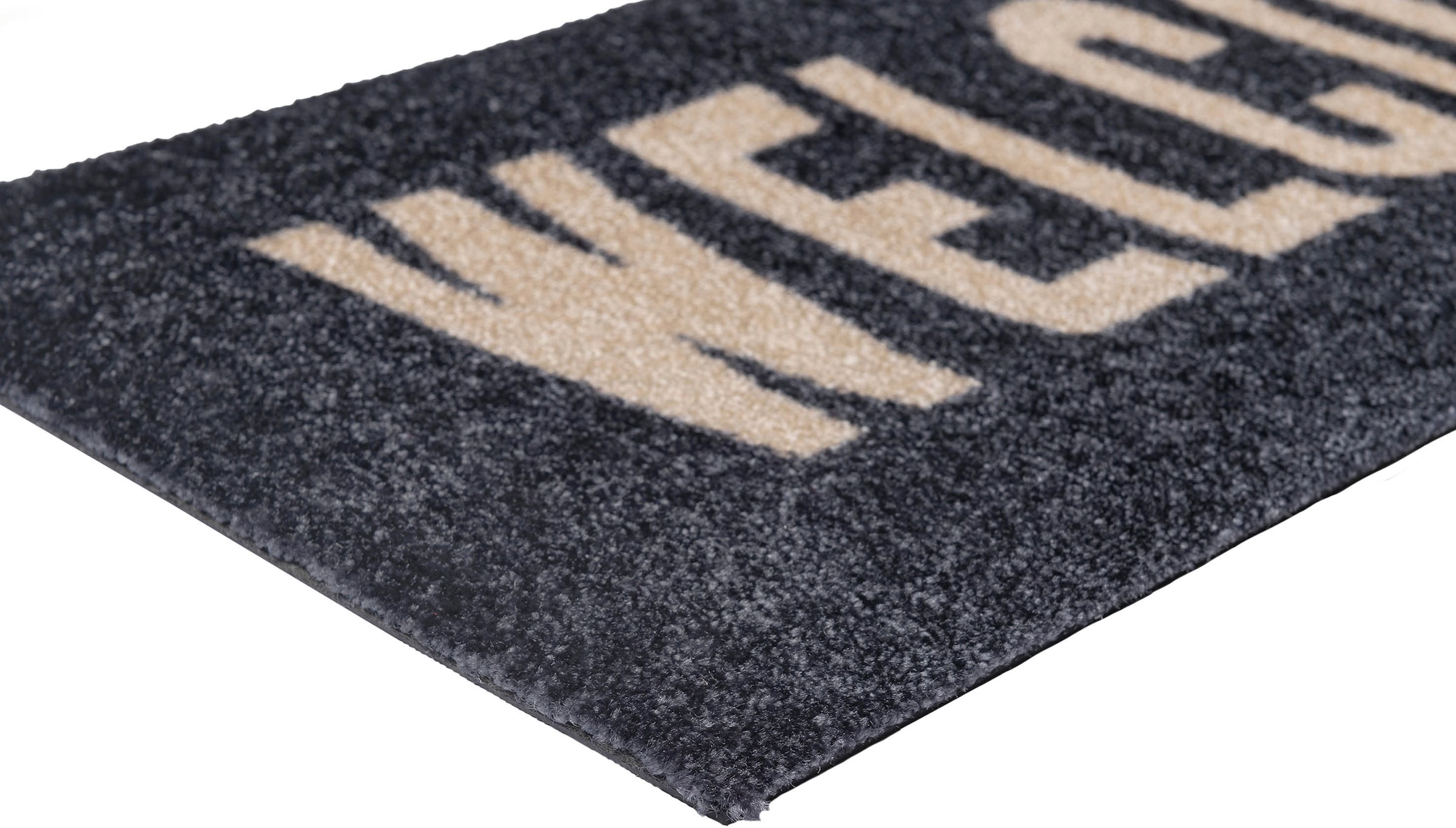 wash+dry by Kleen-Tex Fußmatte »Welcome«, rechteckig, Schmutzfangmatte, mit  Spruch, In- und Outdoor geeignet, waschbar