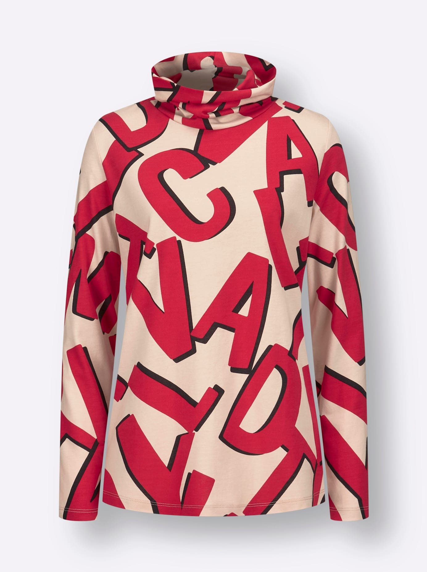 creation L Langarmshirt »Rollkragen-Shirt«, (1 tlg.)