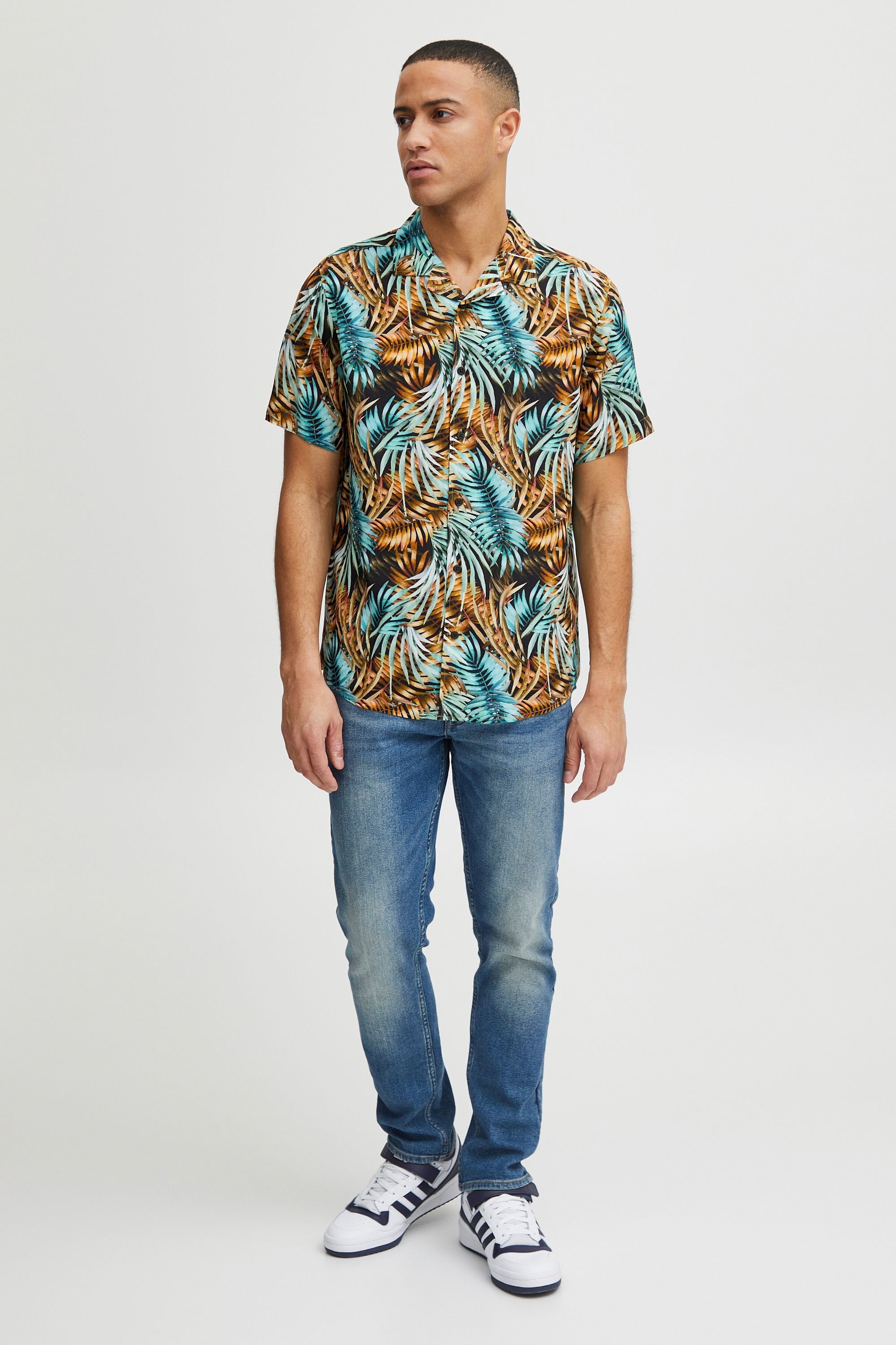 Indicode Kurzarmshirt »Kurzarmhemd IDMariol«