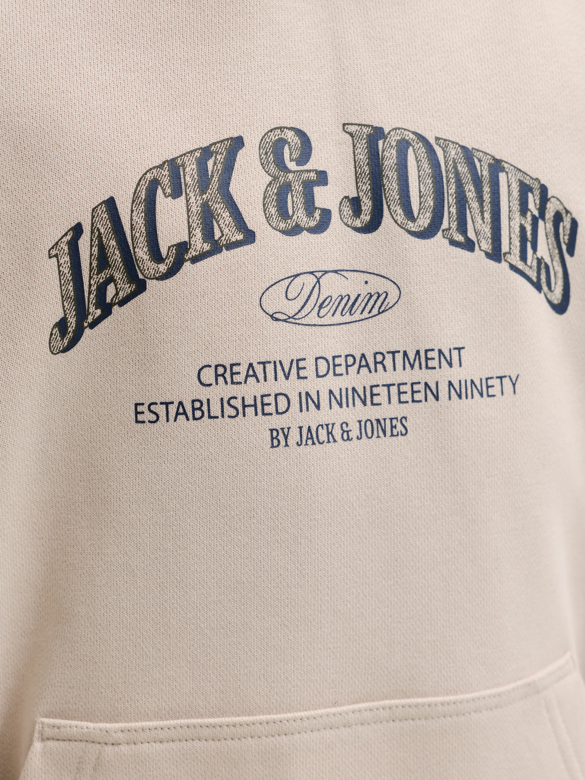 Jack & Jones Junior Kapuzensweatshirt »JJEDENVER LOGO SWEAT HOOD JNR«, Baumwollmischung, locker geschnitten

