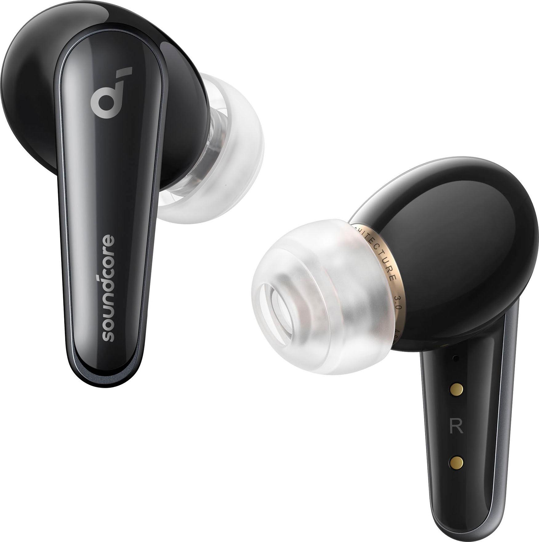 Bluetooth, 4«, In-Ear-Kopfhörer Siri Noise »Soundcore Cancelling Anker mit Liberty bei Transparenzmodus-kompatibel (ANC)-Freisprechfunktion-Hi-Res-Multi-Point-Verbindung- Active