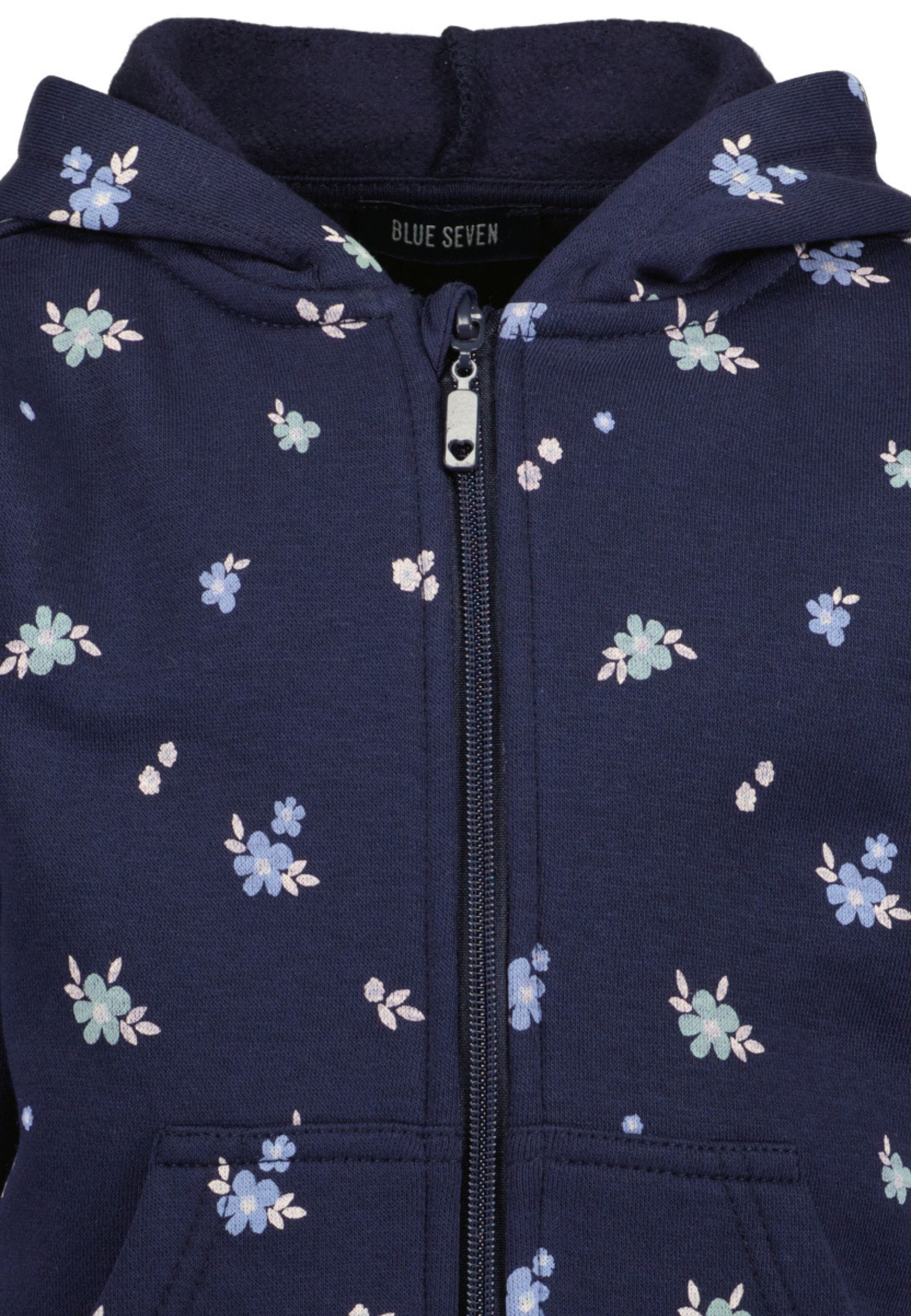 Blue Seven Kapuzensweatjacke Baumwollmischung