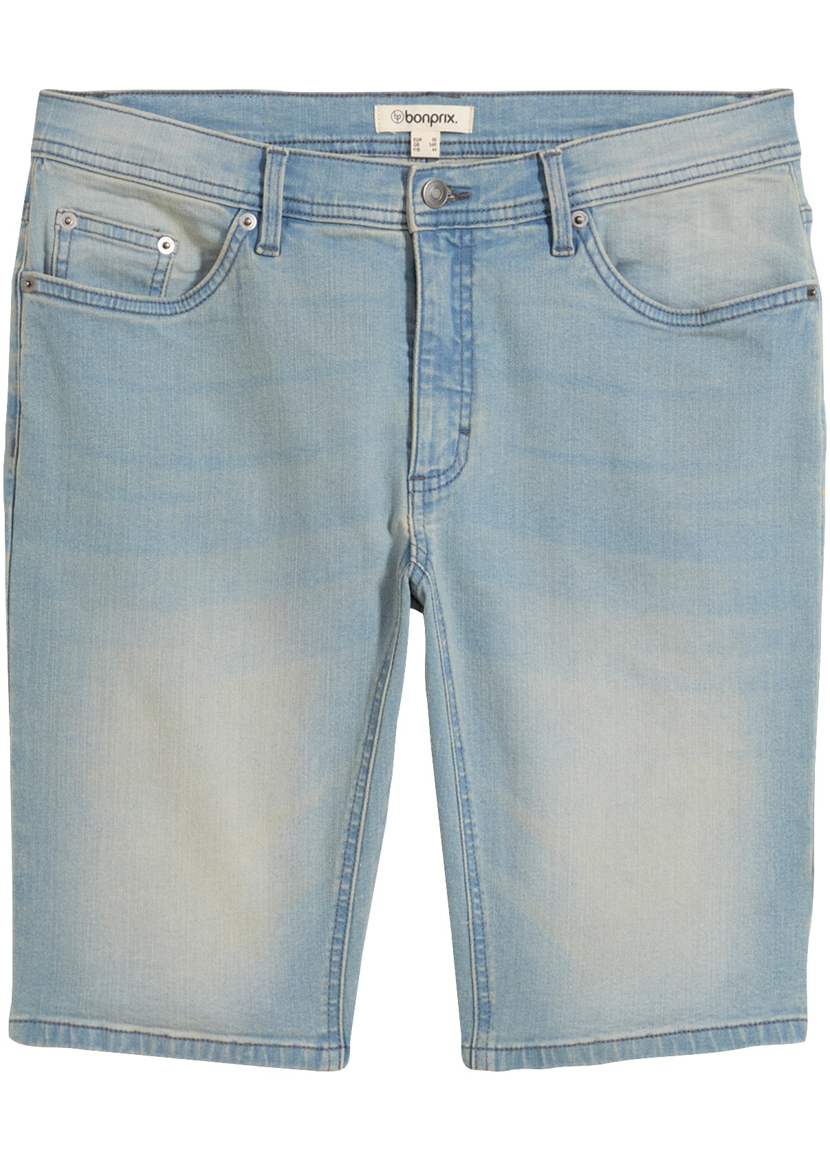 bonprix Bermudas  mit Used-Effekt, regular fit, aus hautfreundlicher Baumwolle