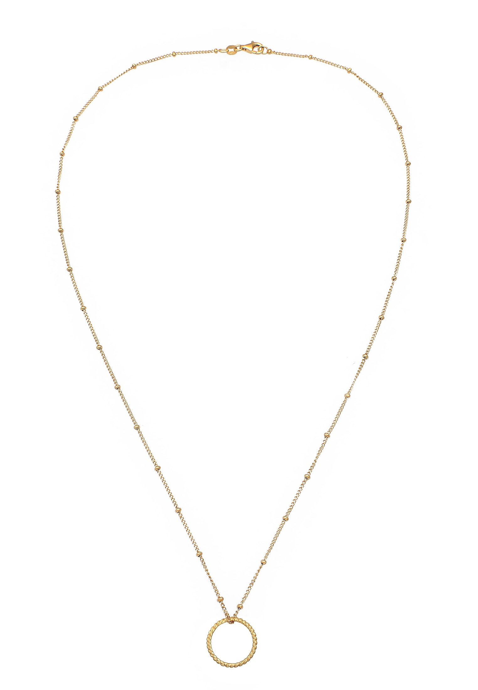Elli Lange Kette »Halskette Kreis Twisted Kugelkette 925 Silber«