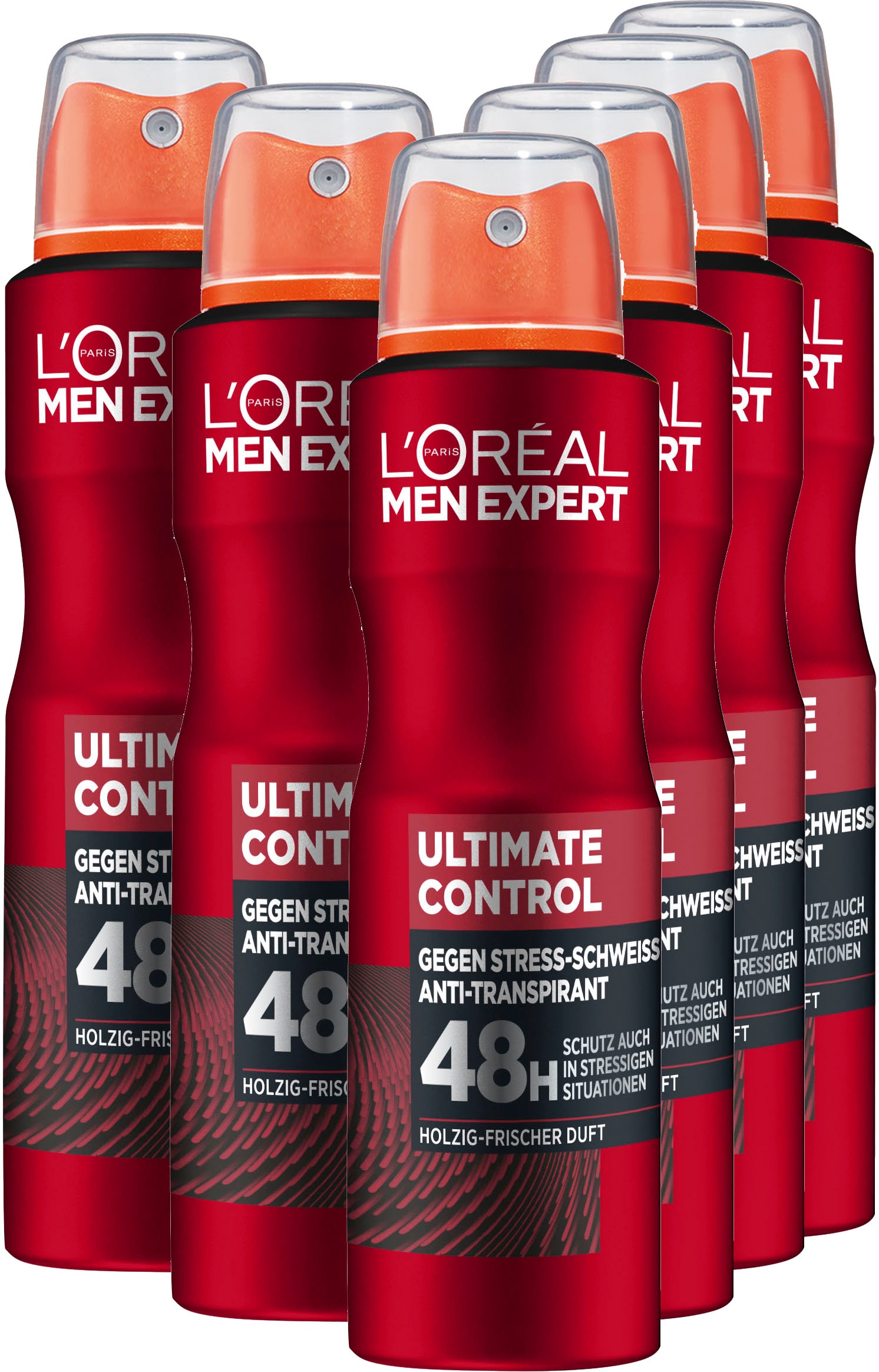 Deo-Spray »Deo Spray Ultimate Control 48h«, (Packung, 6 tlg.)