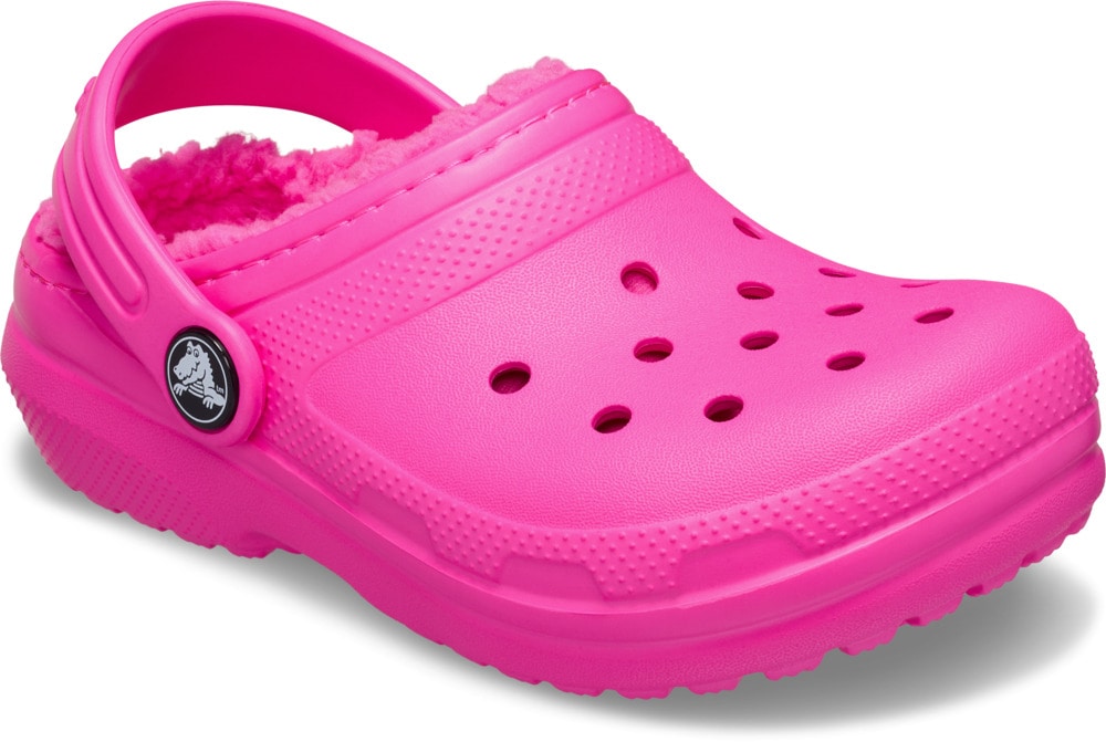 Crocs Clog »Kids Classic Lined Clog«  Hausschuh, Pantoffel, Schlappen mit Warmfutter