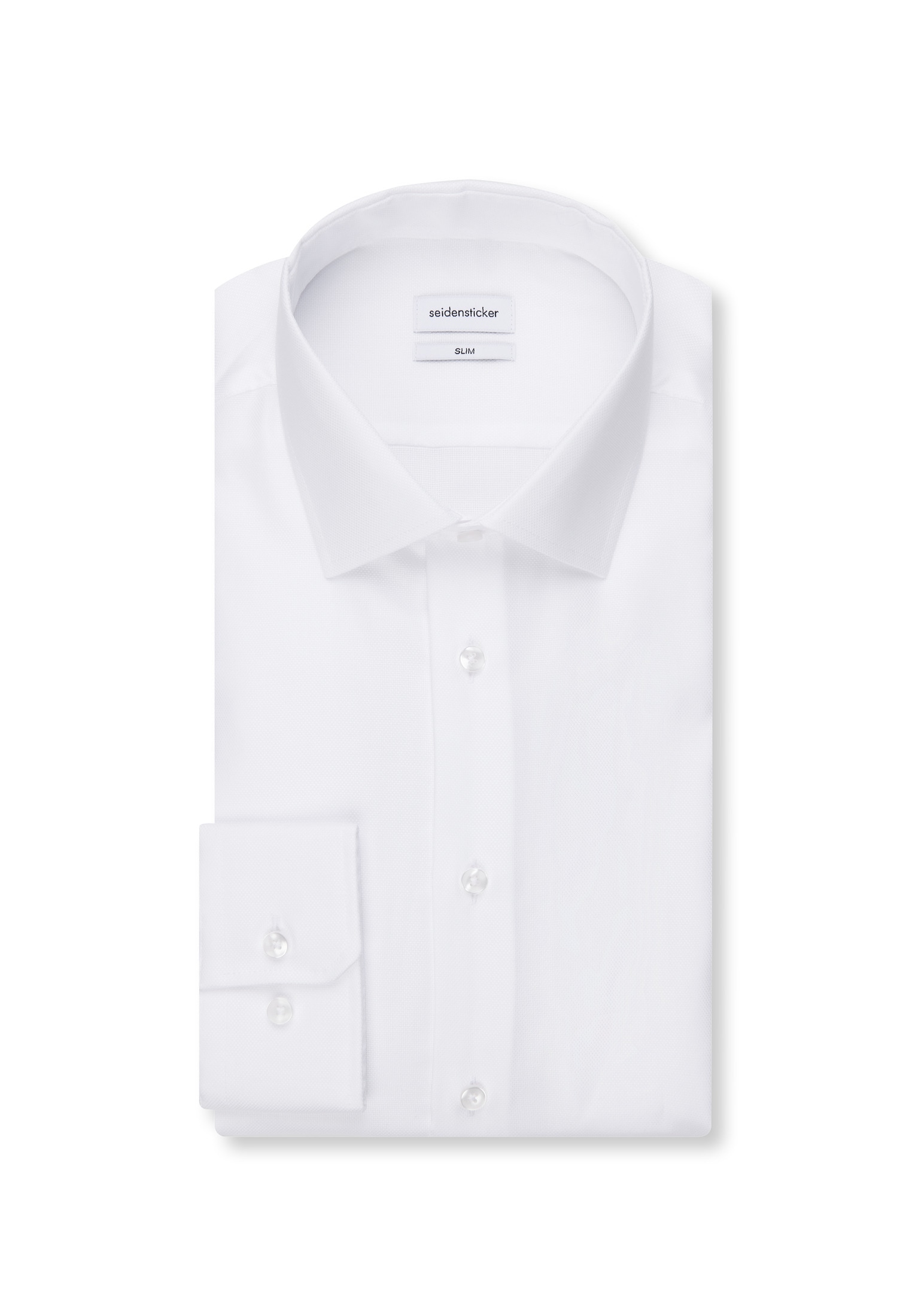 seidensticker Businesshemd »Slim« Slim 1/1 Extra lang Kentkragen Uni