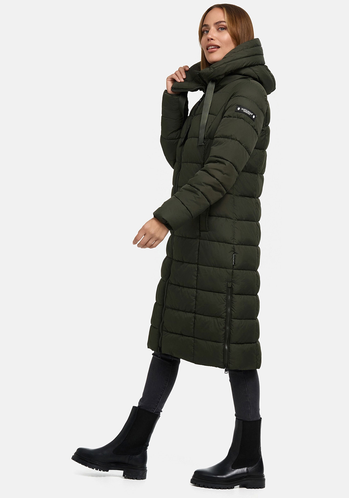 Navahoo Winterjacke »Navahoo Mondmaedchen Damen Winter Steppmantel N036«