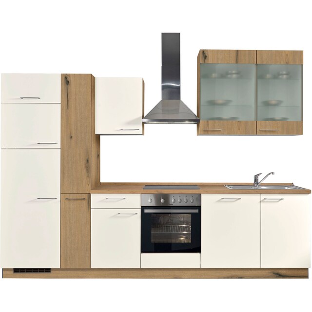 Express Küchen Küchenzeile »Trea«, vormontiert, mit Vollauszug und  Soft-Close-Funktion, Breite 310 cm auf Raten kaufen