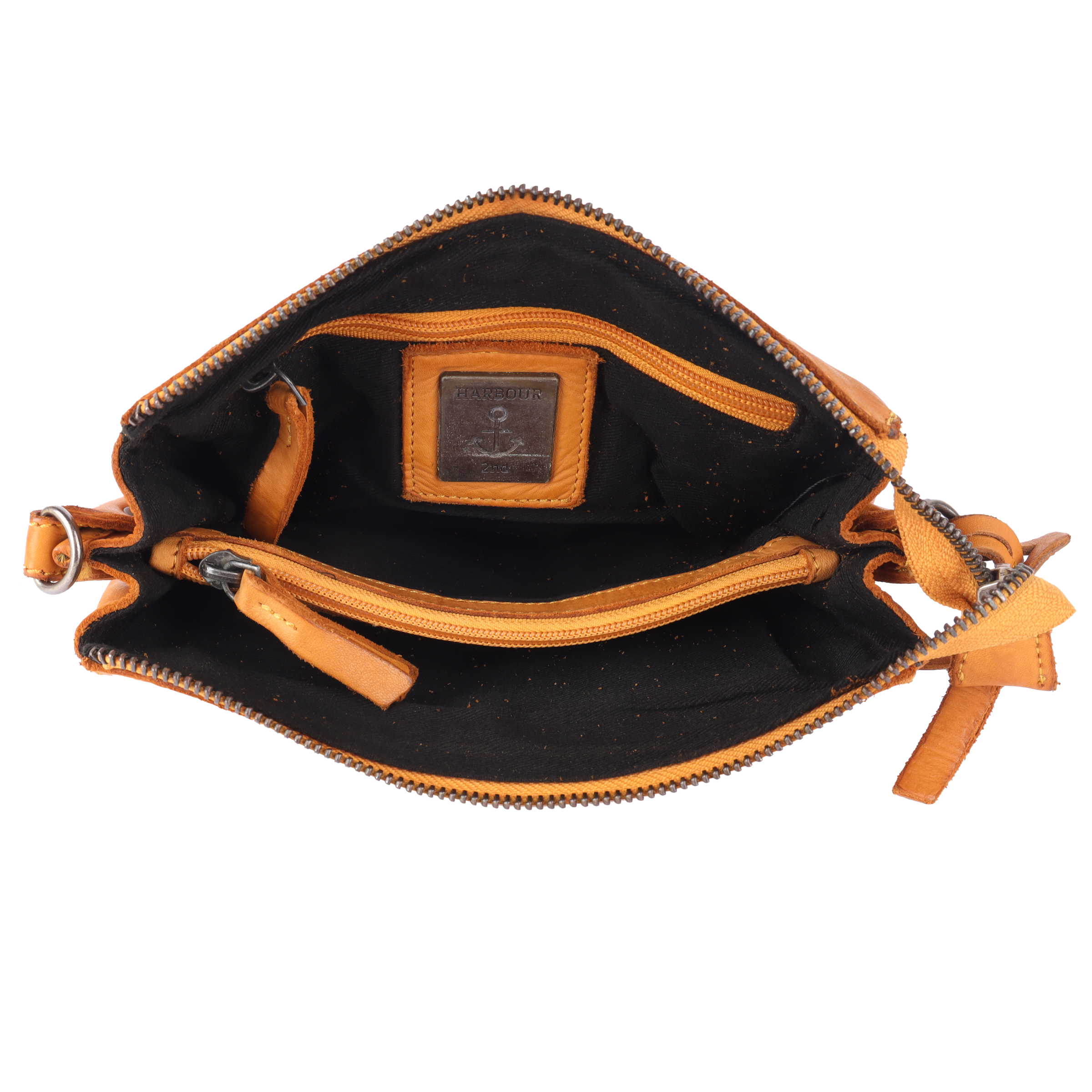 HARBOUR 2nd Umhängetasche »Tiani«, Schultertasche Handtasche Damen Tasche Damen mit Logoanhänger