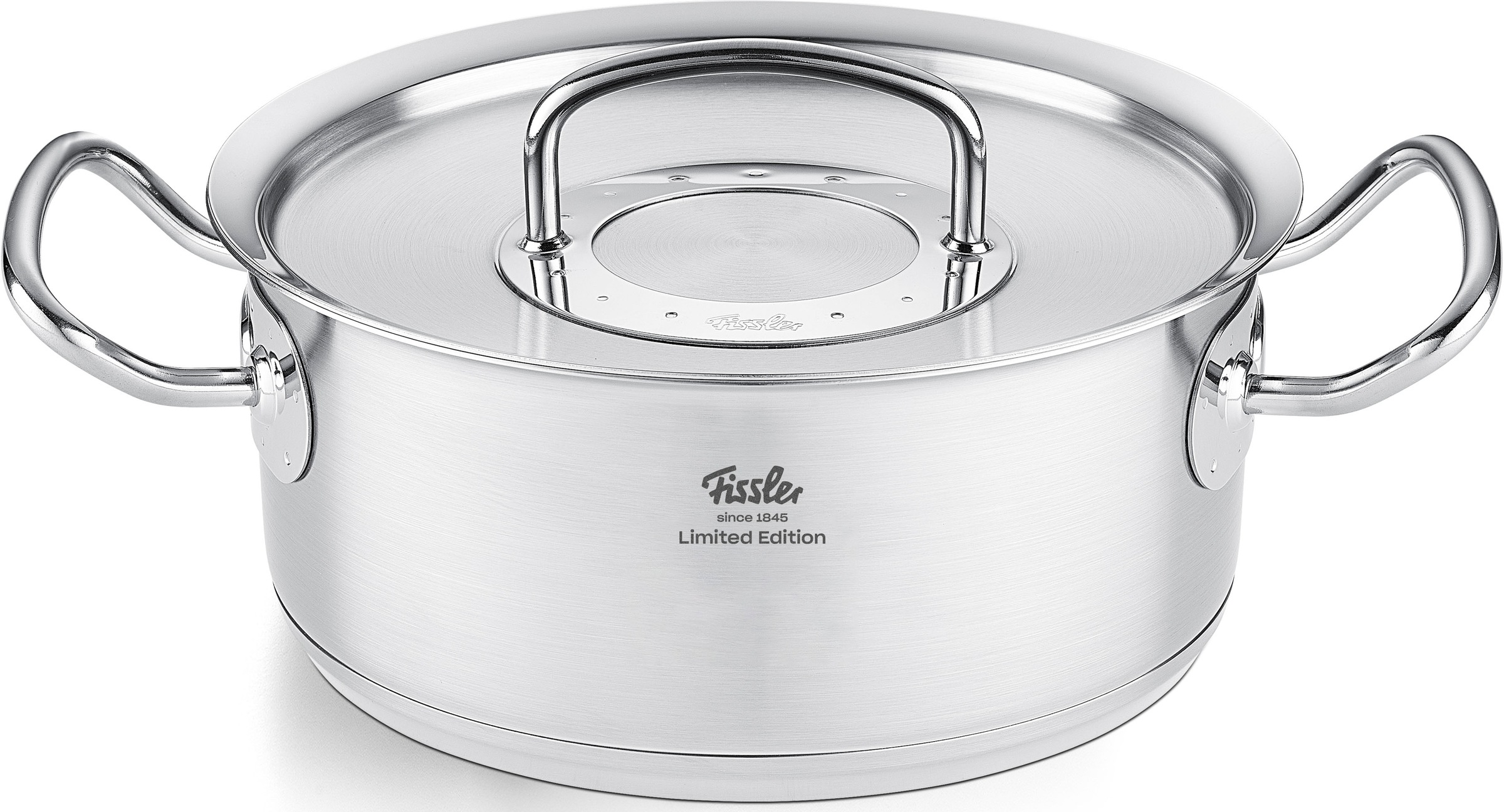 Fissler Topf-Set »Original-Profi Collection® Retro« Set, 3 Kochtöpfe,1 Bratentopf, 1 Stielkasserolle, 4 Metalldeckel, 9 Stk. tlg. Edelstahl 18/10