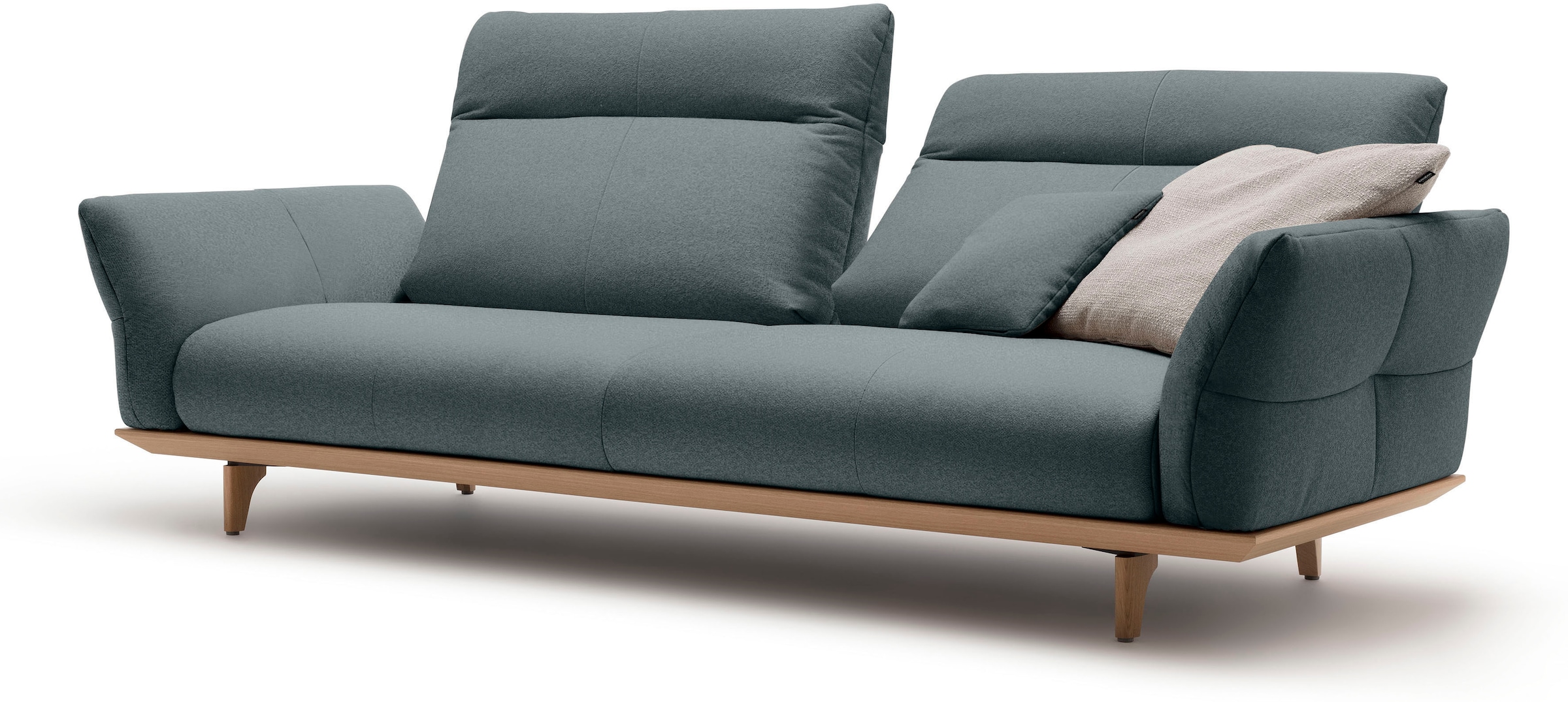 Creation BY ROLF BENZ 3,5-Sitzer »CR.460«, Sockel in Eiche, Füße Eiche natur, Breite 228 cm