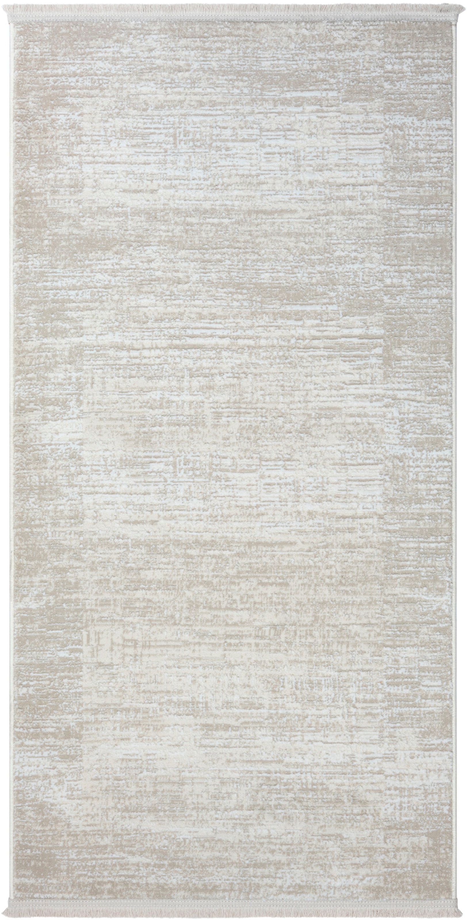 Myflair Möbel & Accessoires Teppich »My Heaven Lagerräumung«, rechteckig, 10 mm Höhe, Kurzflor, Scandi-Look, besonders weich durch Microfaser, mit Fransen