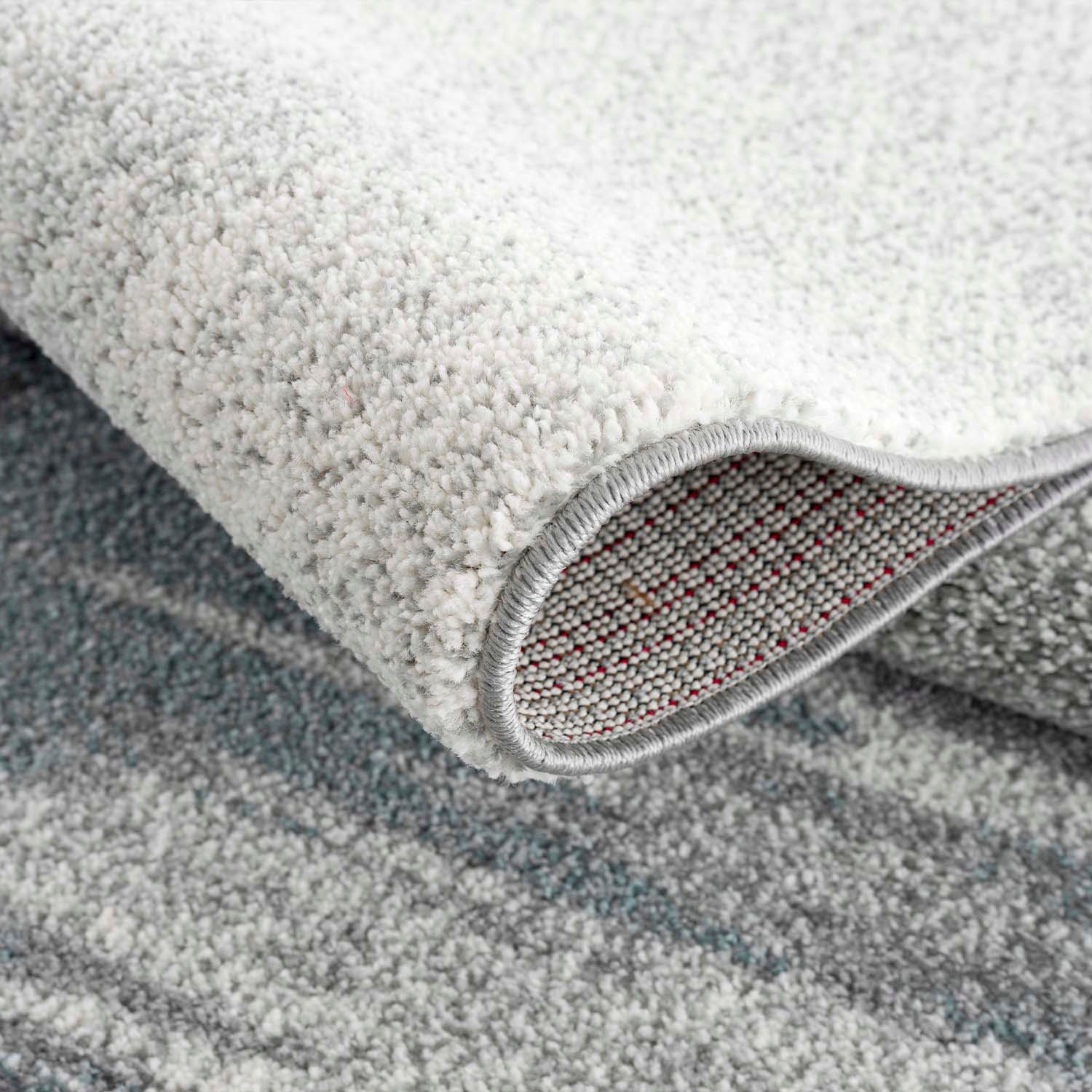 Carpet City Teppich »Savanna 9368«, rechteckig, 11 mm Höhe, Flachflor, mit Segelboot Motiv, Grau