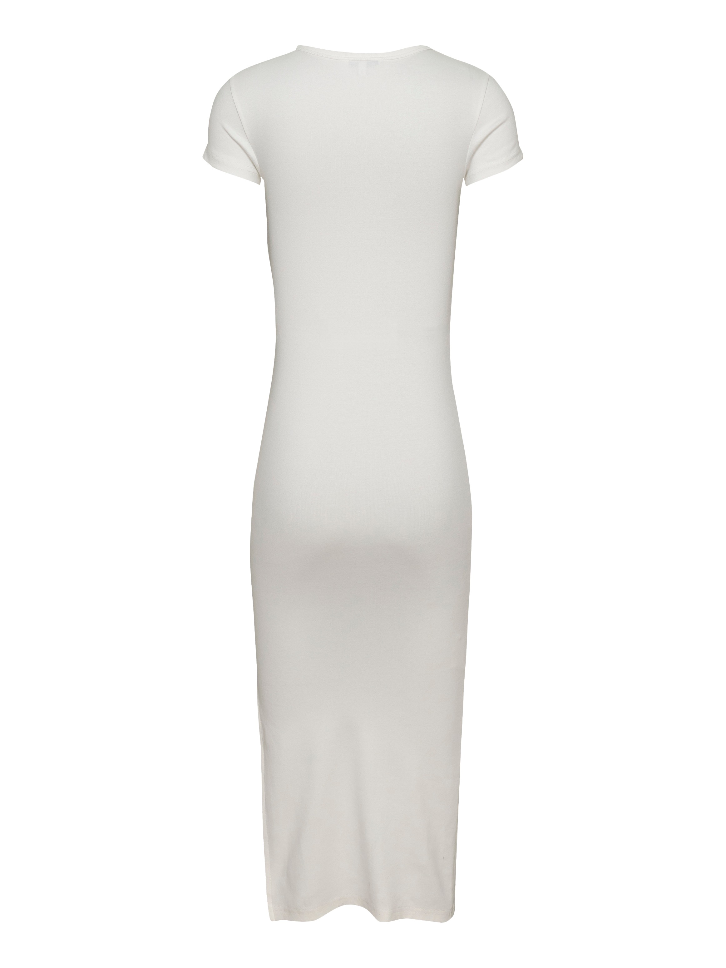 Tommy Jeans Jerseykleid »TJW BODYCON LOGO 2 DRESS«, mit Logostickerei, mit Kurzarm, in Midi-Länge