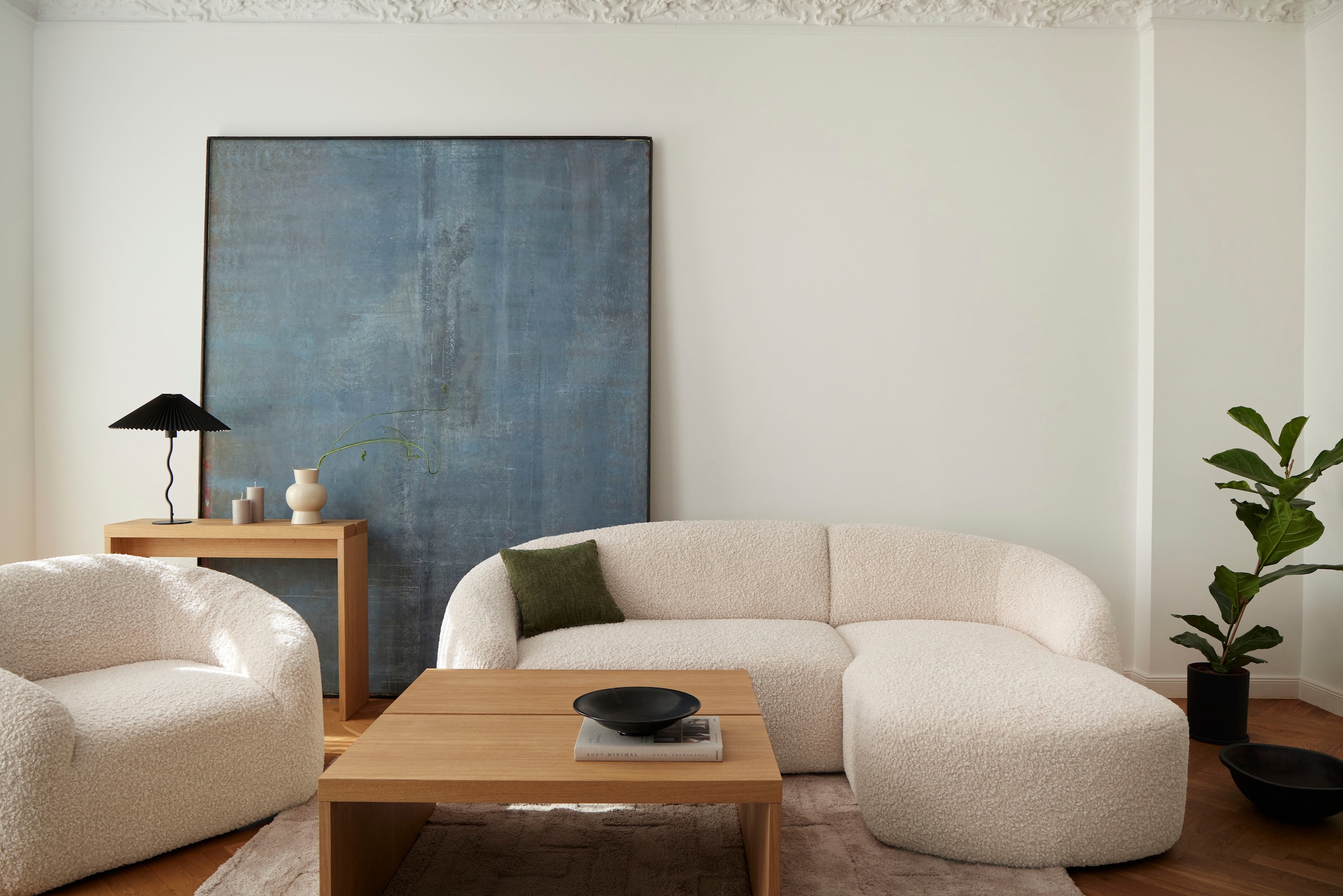 LeGer Home by Lena Gercke Ecksofa »Yani L-Form«, organische Form, auch in Bouclé