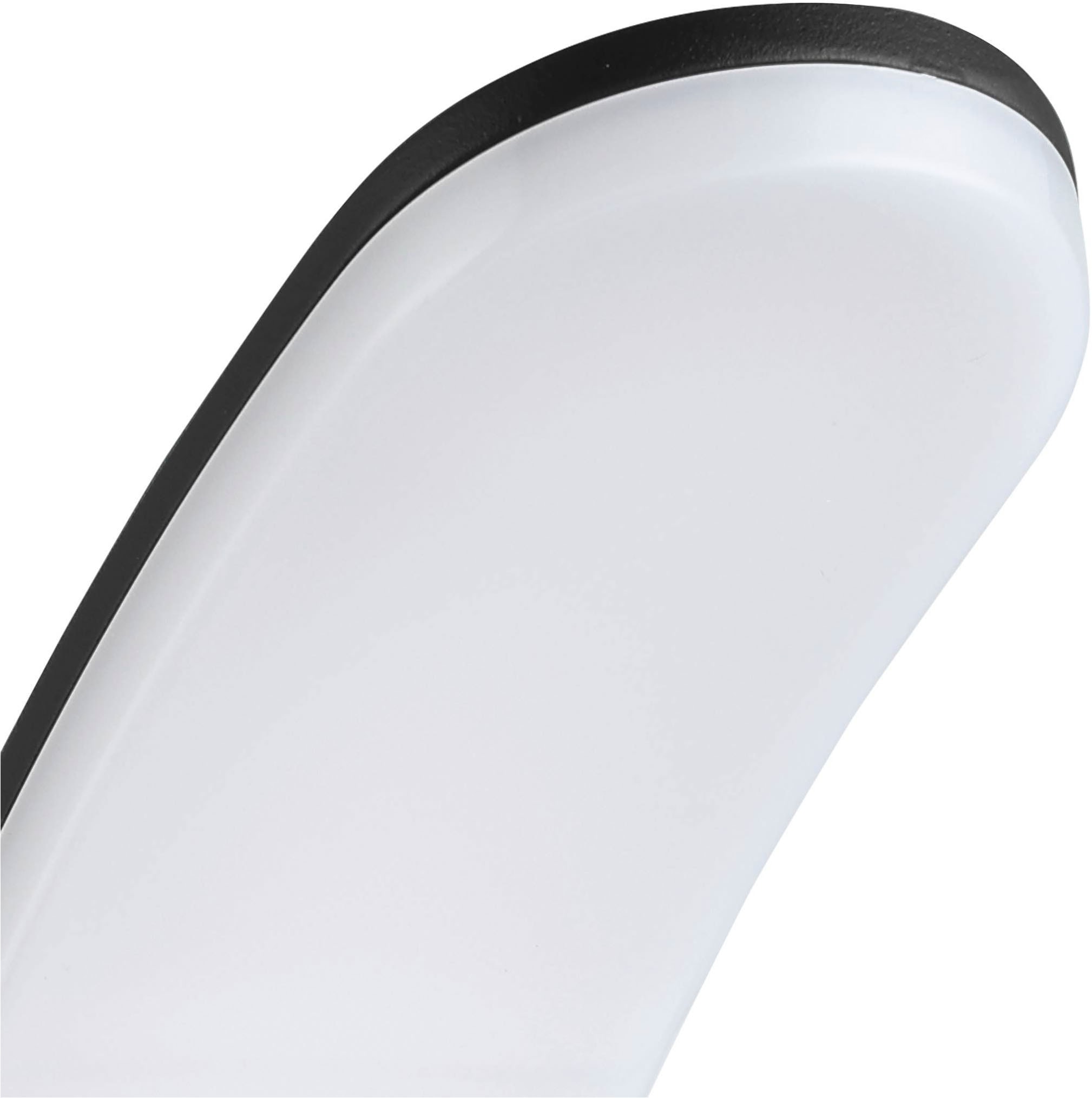 EGLO Wandleuchte »Fiumicino Außen-Wandlampe, Außenleuchte, Alu und Kunststoff, IP44« LED-Modul 1 Stk. Warmweiß Wand-/Deckenleuchte - L7 x H18 x AL19 cm - schwarz - 11,5W inkl.
