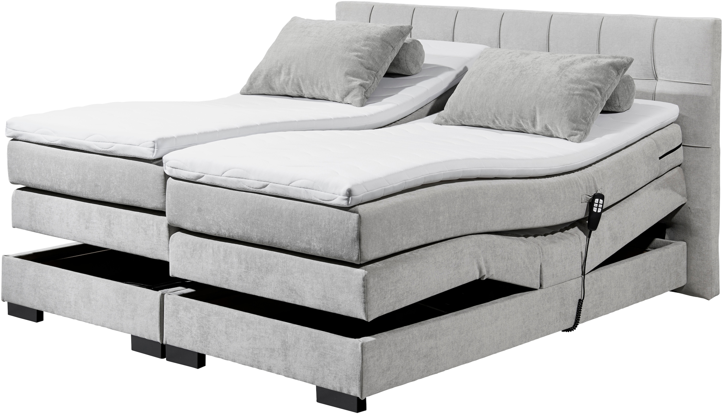 ED EXCITING DESIGN Boxspringbett »Talena«, inkl. Motor und Topper